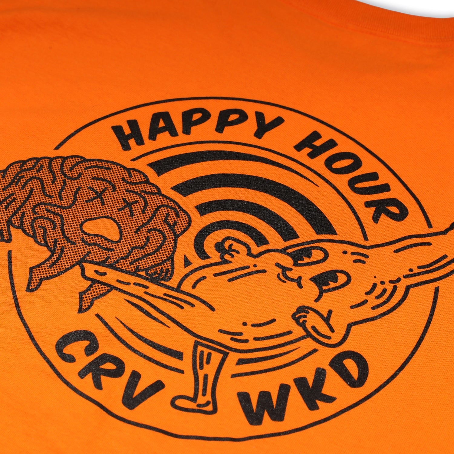 Carve Wicked 'Happy Hour' T-Shirt (Orange)