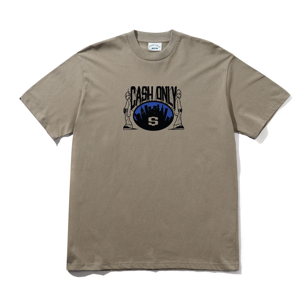 Cash Only 'Metro' T-Shirt (Stone)