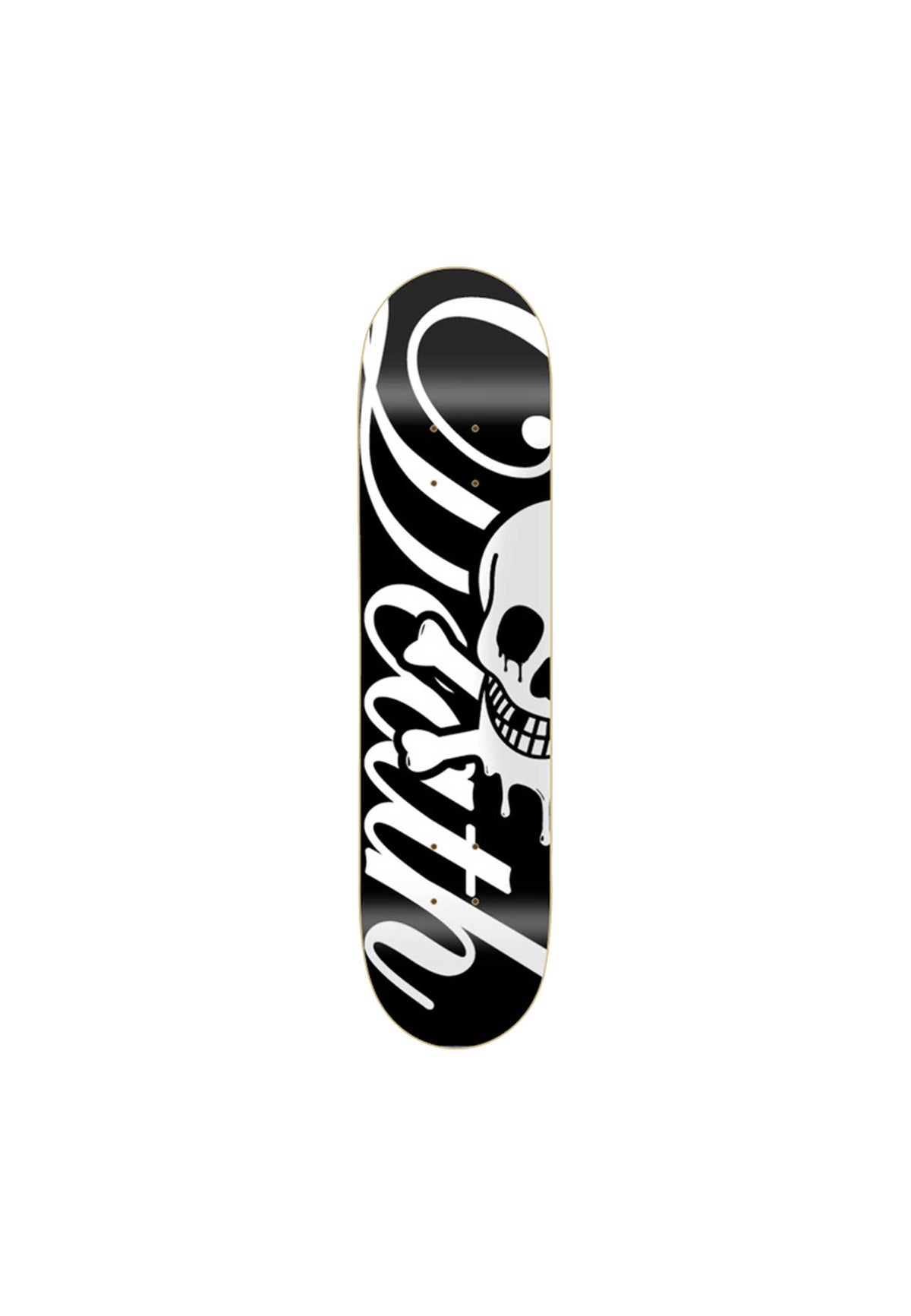 Death 'Script' 8.125" Deck (Black / White)