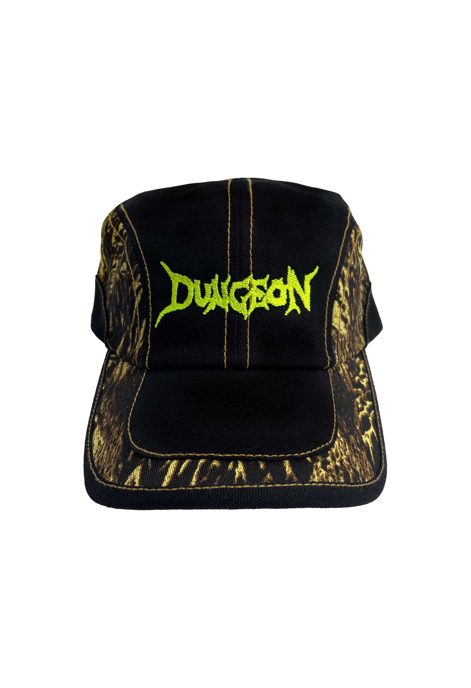 Dungeon Gateway 'Scrawl Logo' 6 Panel Cap (Camo Swirl)