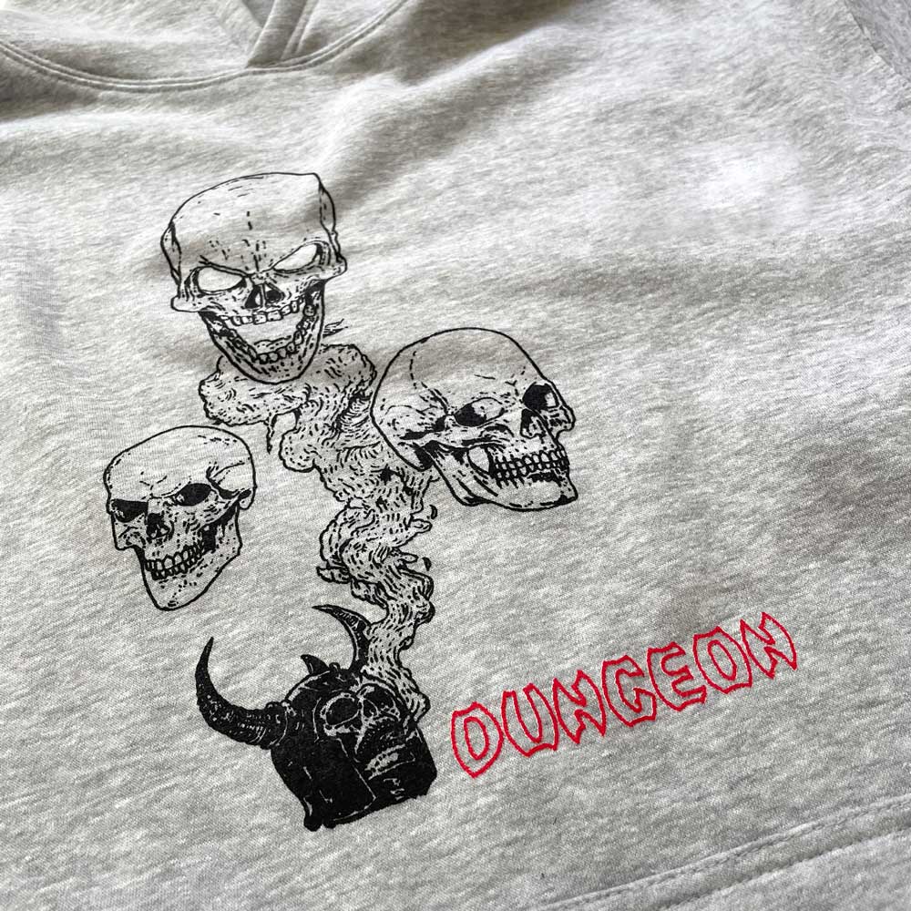 Dungeon Gateway 'No Body Lives' Hood (Grey)