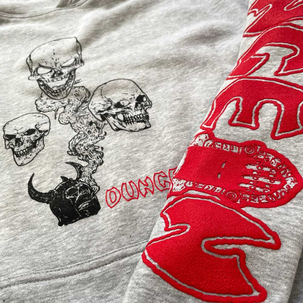 Dungeon Gateway 'No Body Lives' Hood (Grey)