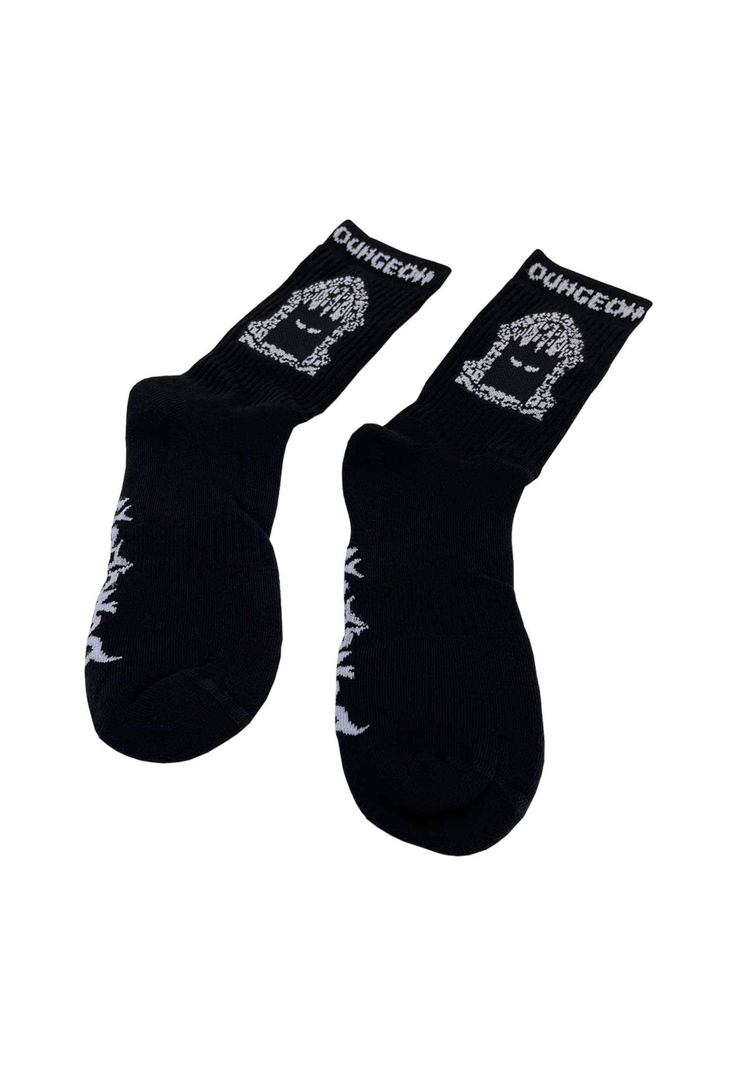Dungeon Gateway 'Portcullis' Socks (Black)