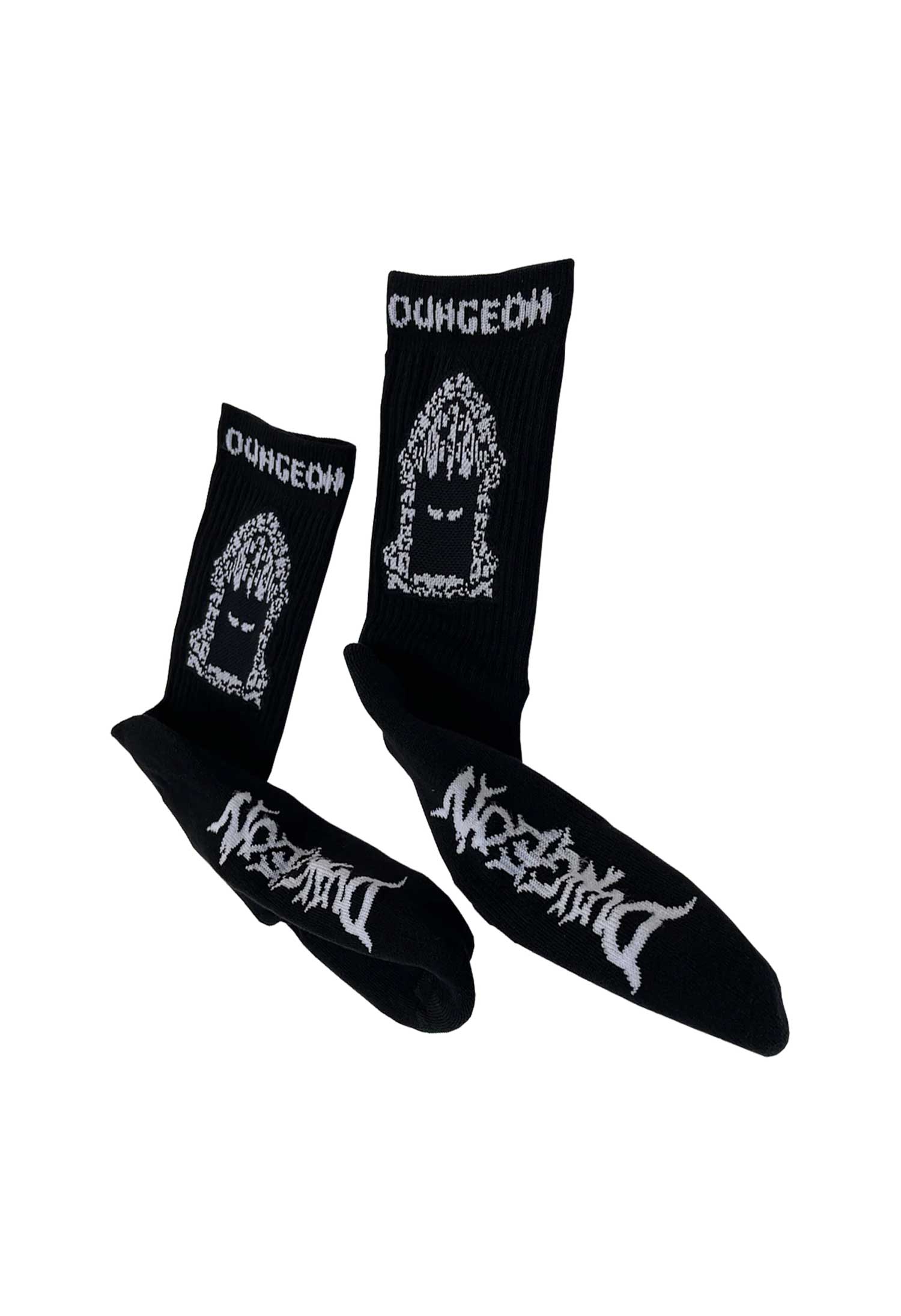 Dungeon Gateway 'Portcullis' Socks (Black)