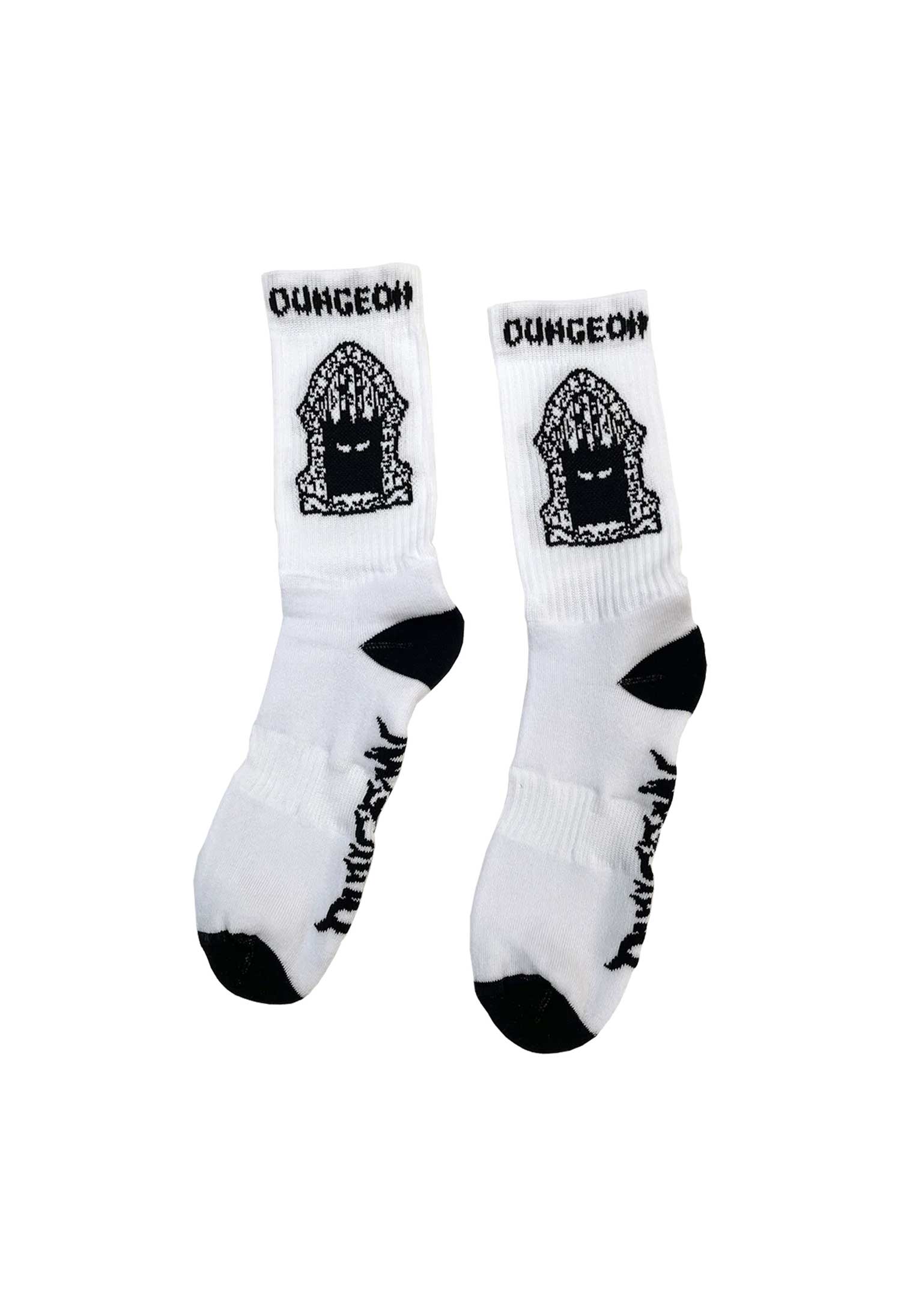 Dungeon Gateway 'Portcullis' Socks (White)
