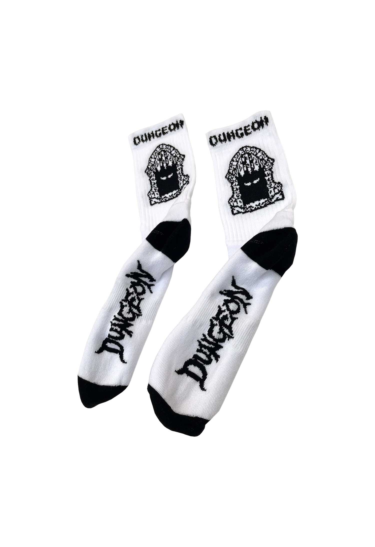 Dungeon Gateway 'Portcullis' Socks (White)