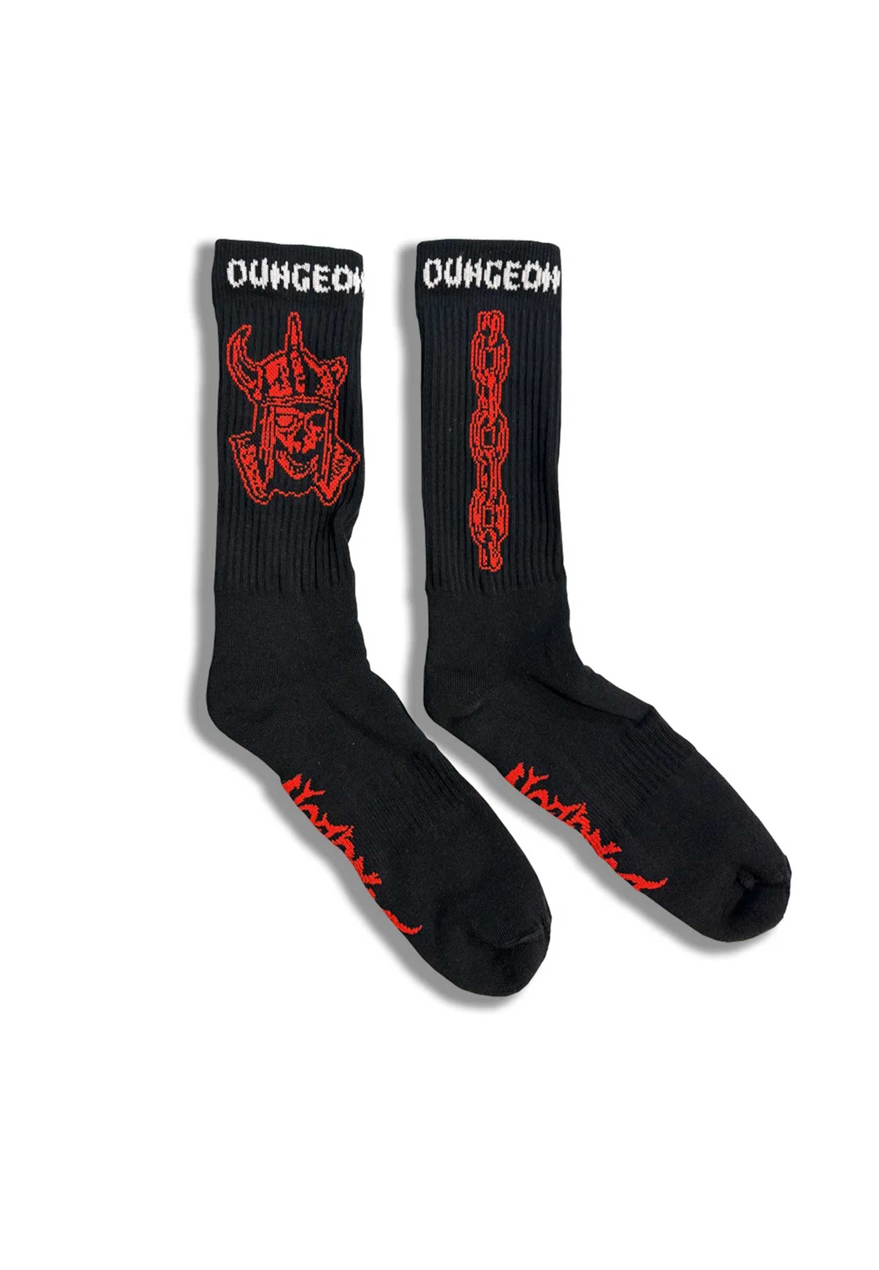 Dungeon Gateway 'Riddle Master' Socks (Black)