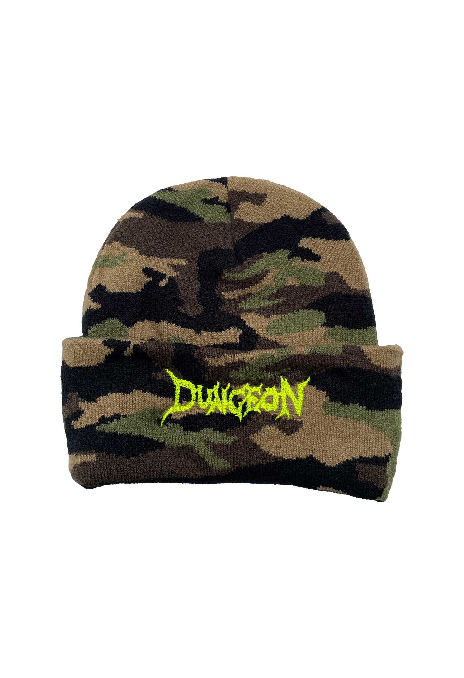 Dungeon Gateway 'Scrawl Logo' Beanie (Jungle Camo)