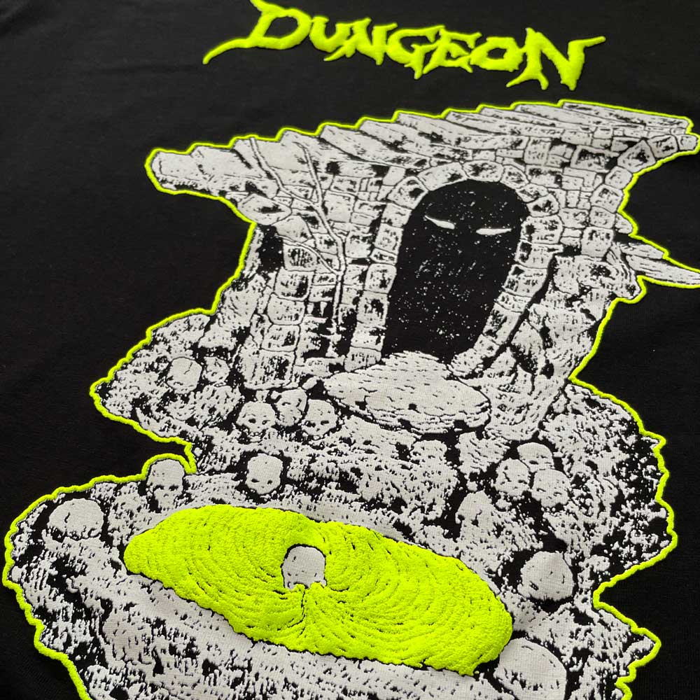 Dungeon Gateway 'Still Life' Long Sleeve T-Shirt (Black / Green)