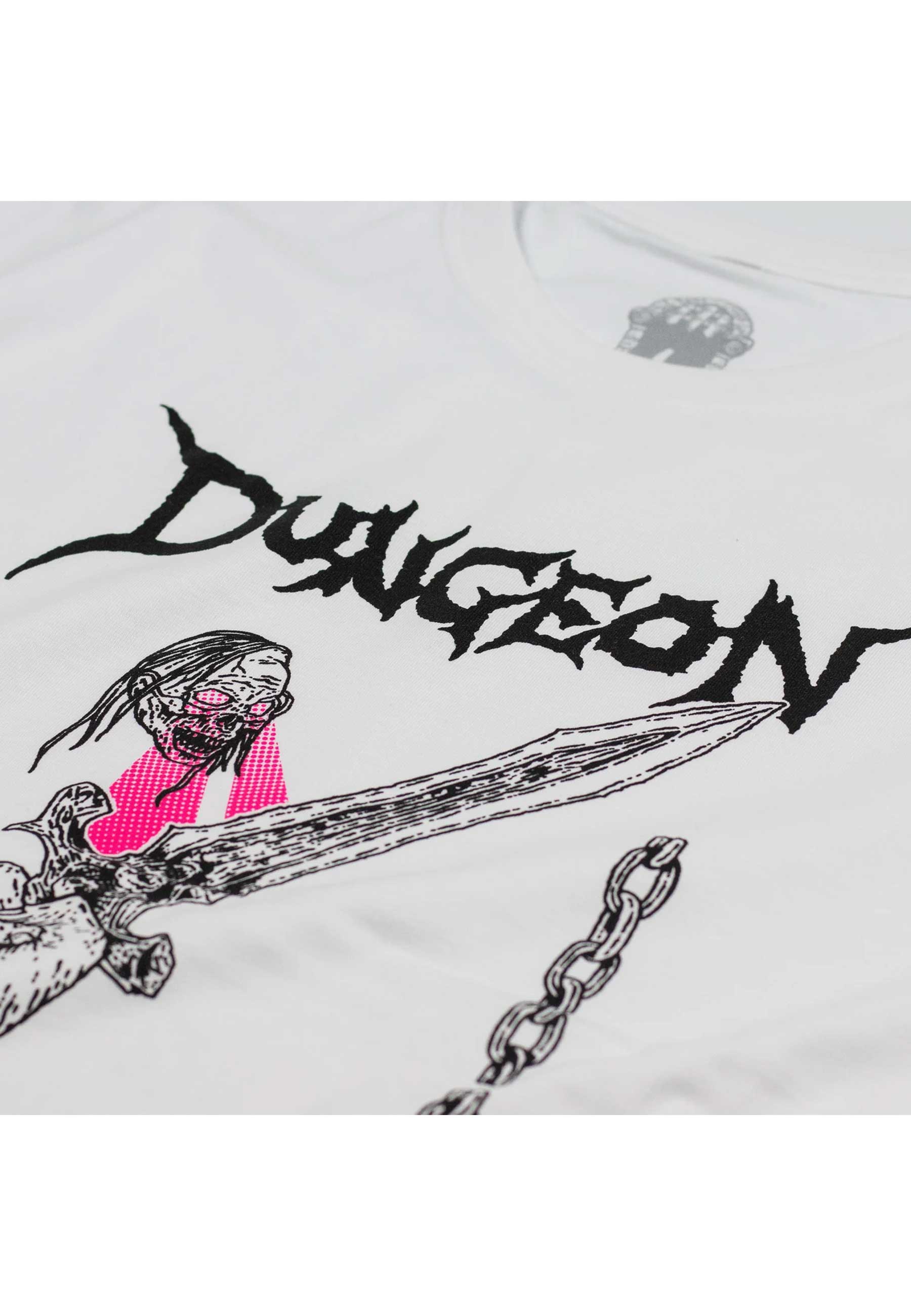 Dungeon Gateway 'Power Of The Sword' T-Shirt (White)
