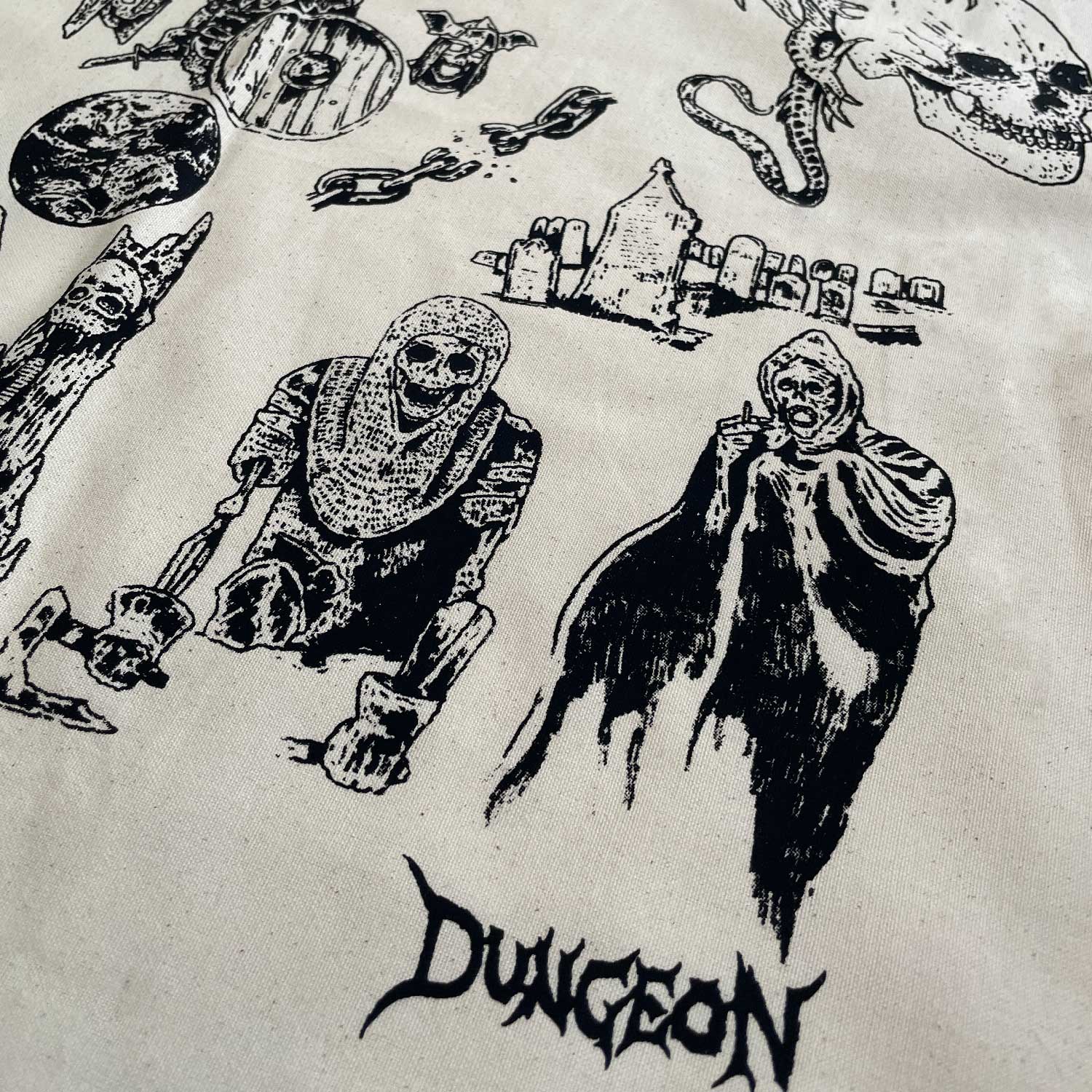 Dungeon Gateway 'Nightwinds' Tea Towel (Natural)