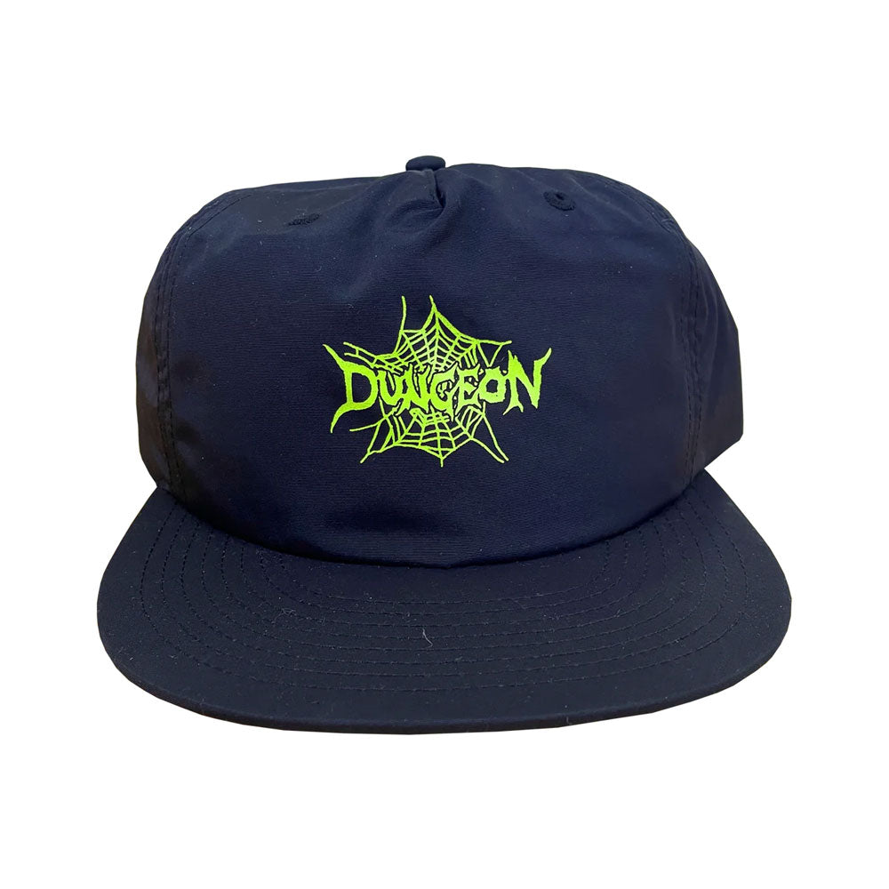 Dungeon Gateway 'Web Logo' Surf Cap (Black / Green)