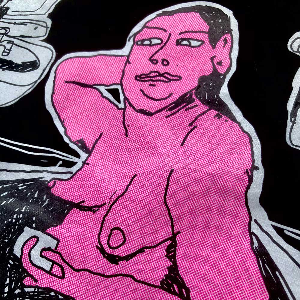 Glue Bag 'Marvelous' T-Shirt (Black)