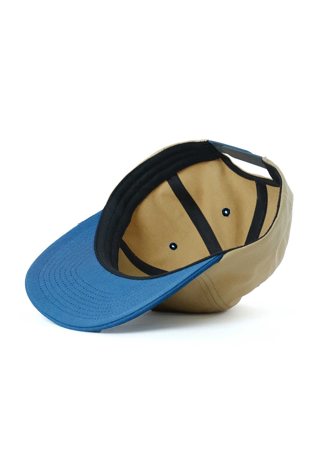 Good Advice 'Logo' 6 Panel Cap (Sand / Navy)