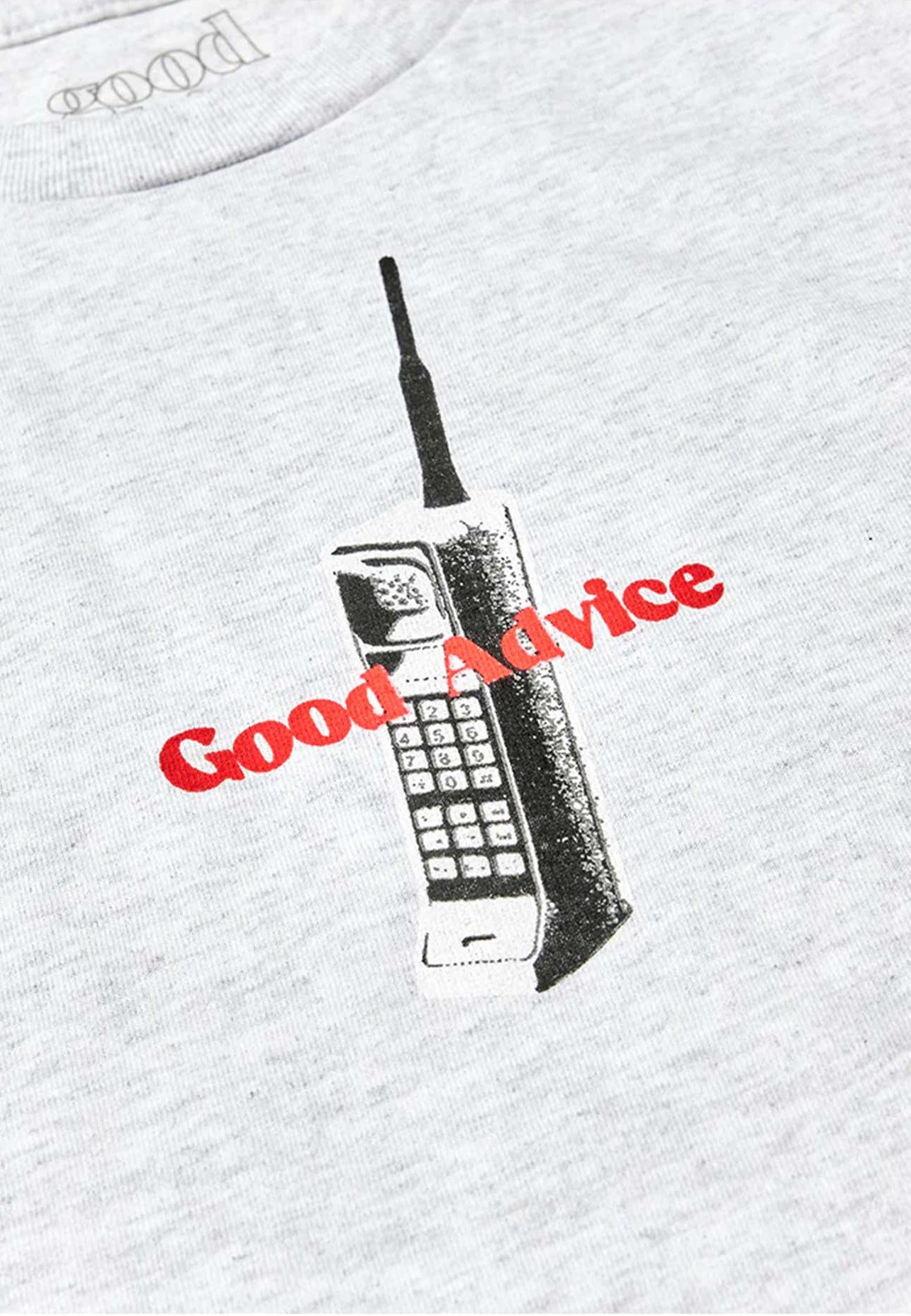 Good Advice 'Chat Line' T-Shirt (Ash)