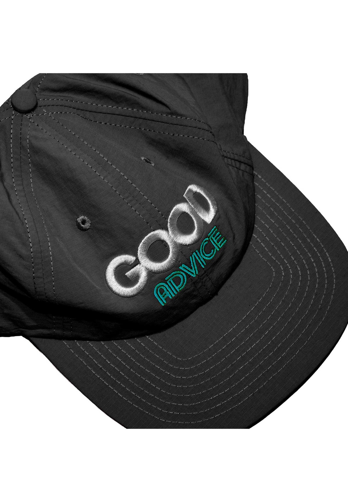 Good Advice 'Good Time' 6 Panel Cap (Black)