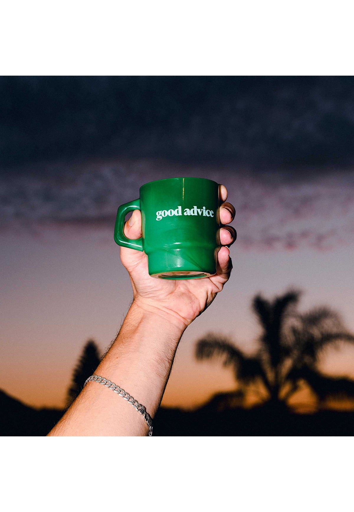 Good Advice 'Logo' Mug (Green)
