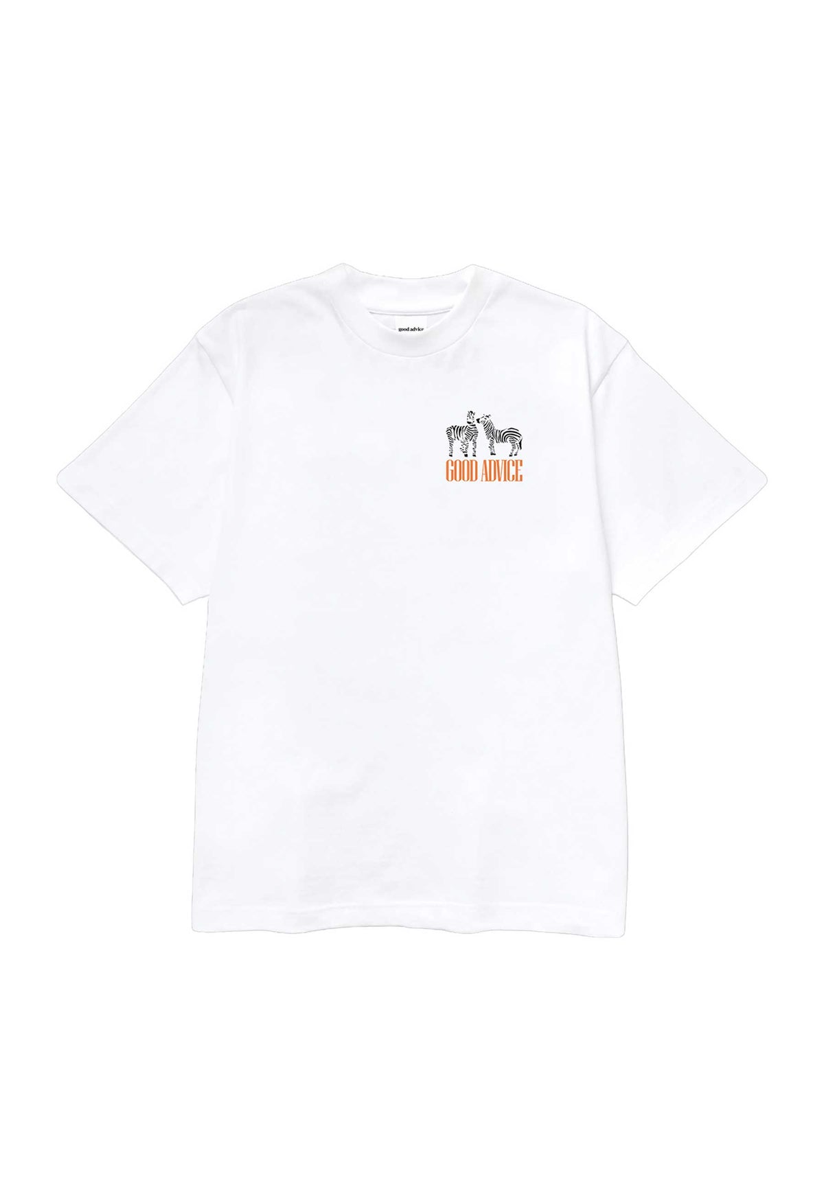 Good Advice 'Zebra' T-Shirt (White)