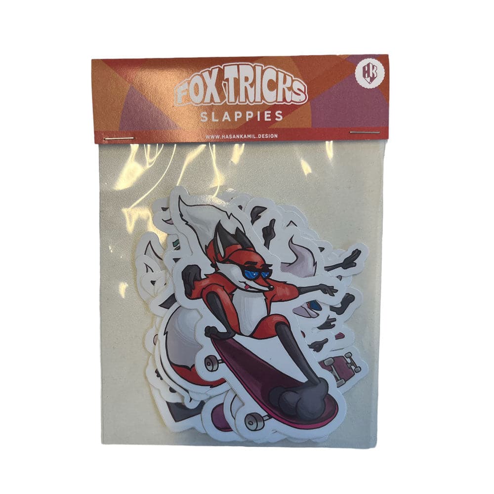 Hasan Kamil 'Fox Tricks Slappies' Sticker Pack