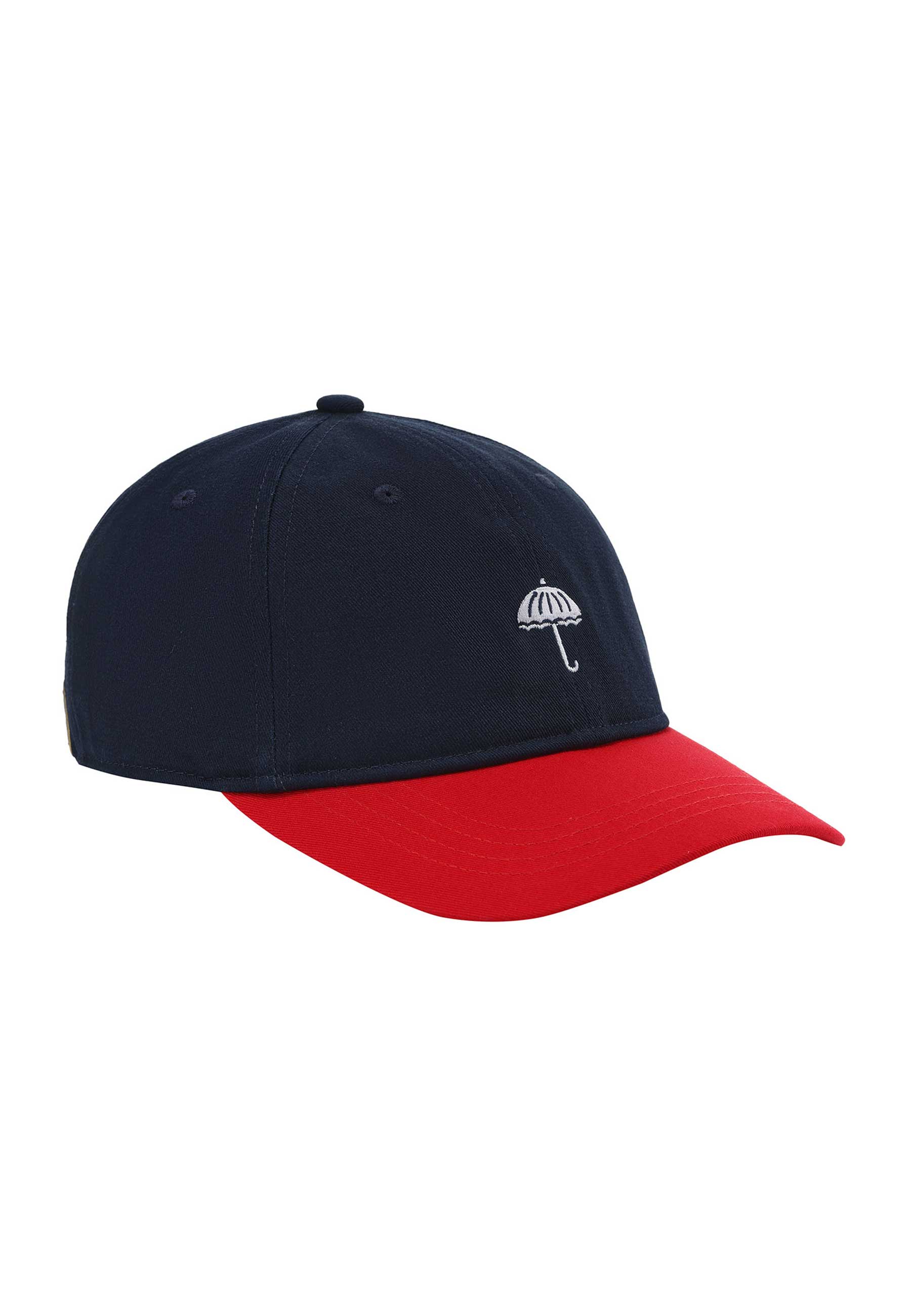 Helas 'Classic Two-Tone' 6 Panel Cap (Navy / Red)
