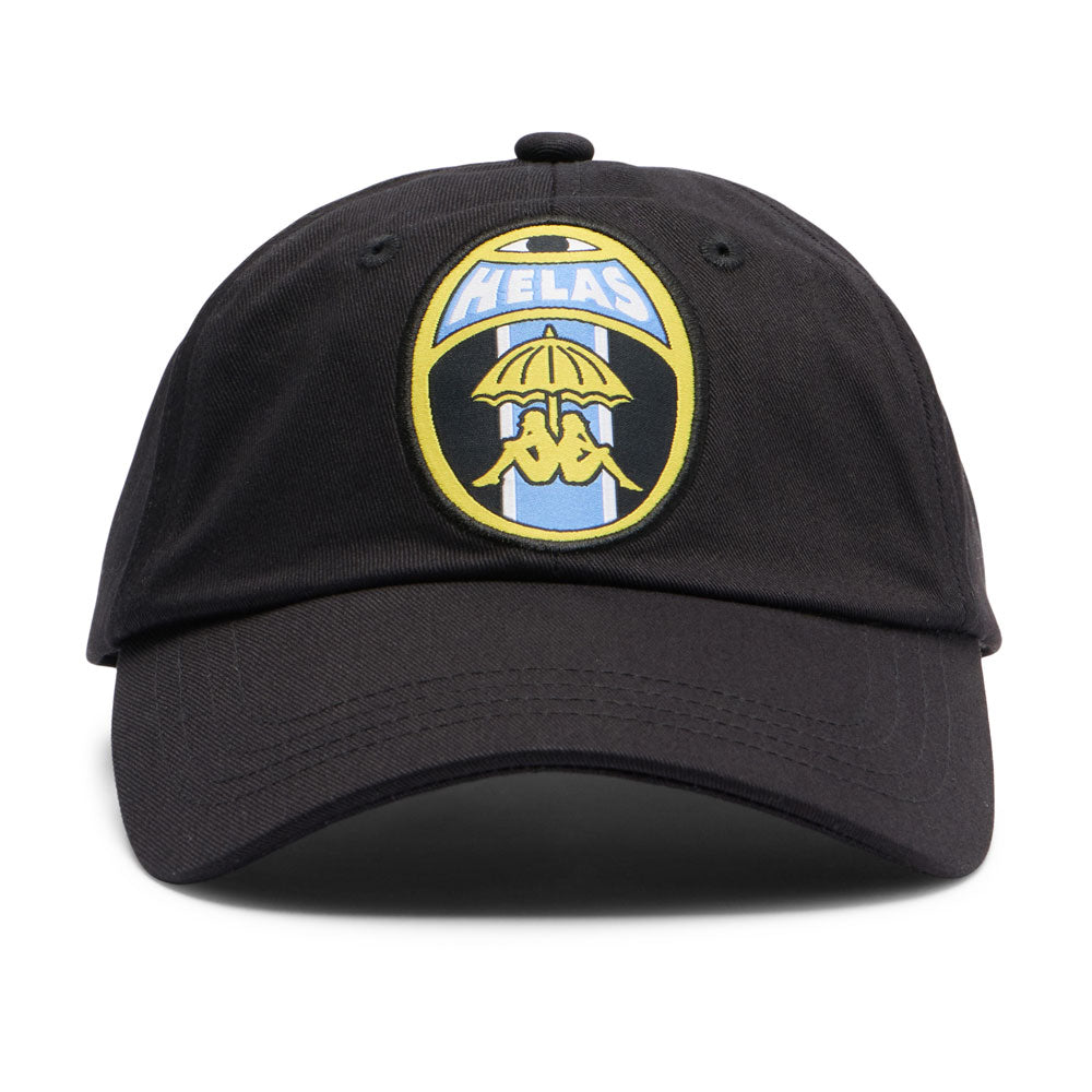 Helas X Kappa 6 Panel Cap (Black)