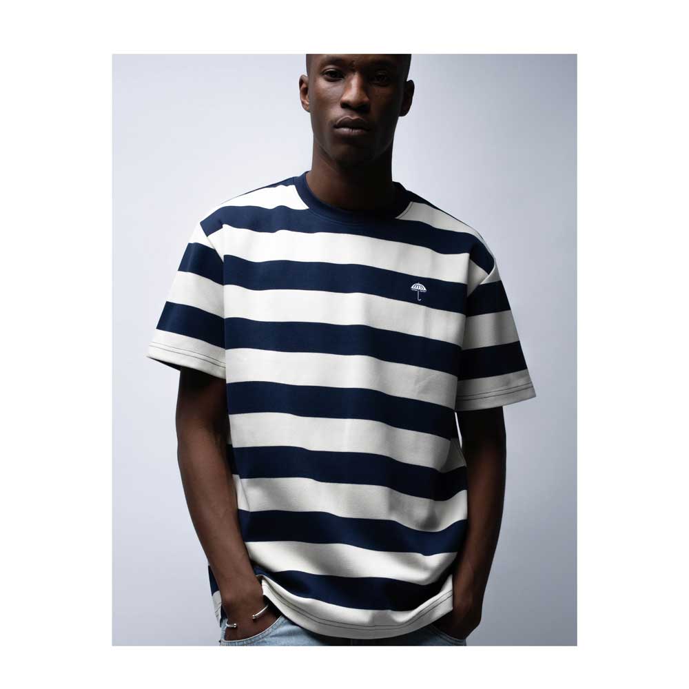 Helas 'Rigato' T-Shirt (Navy / Cream)