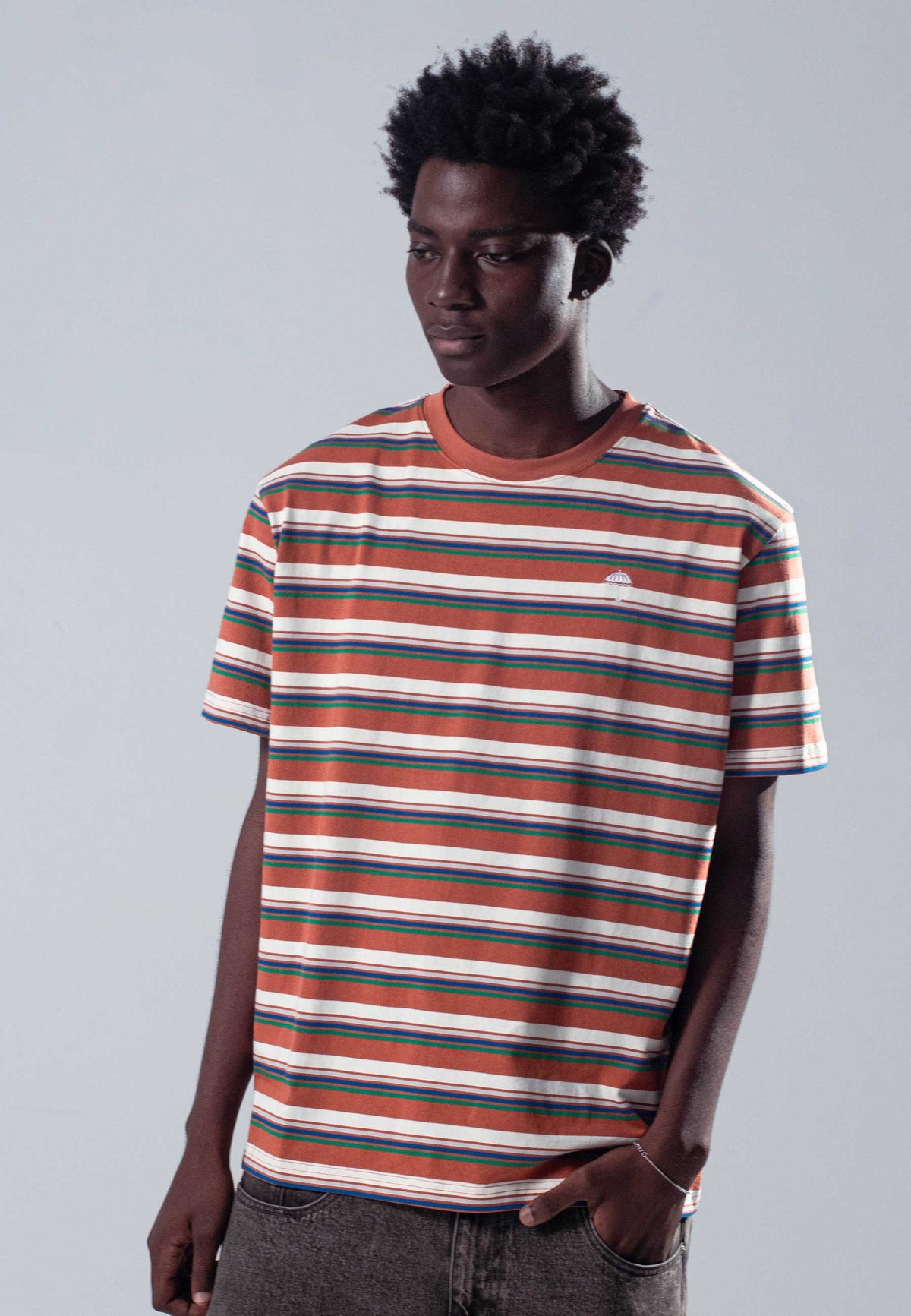 Helas 'Classic Striped' T-Shirt (Brown)