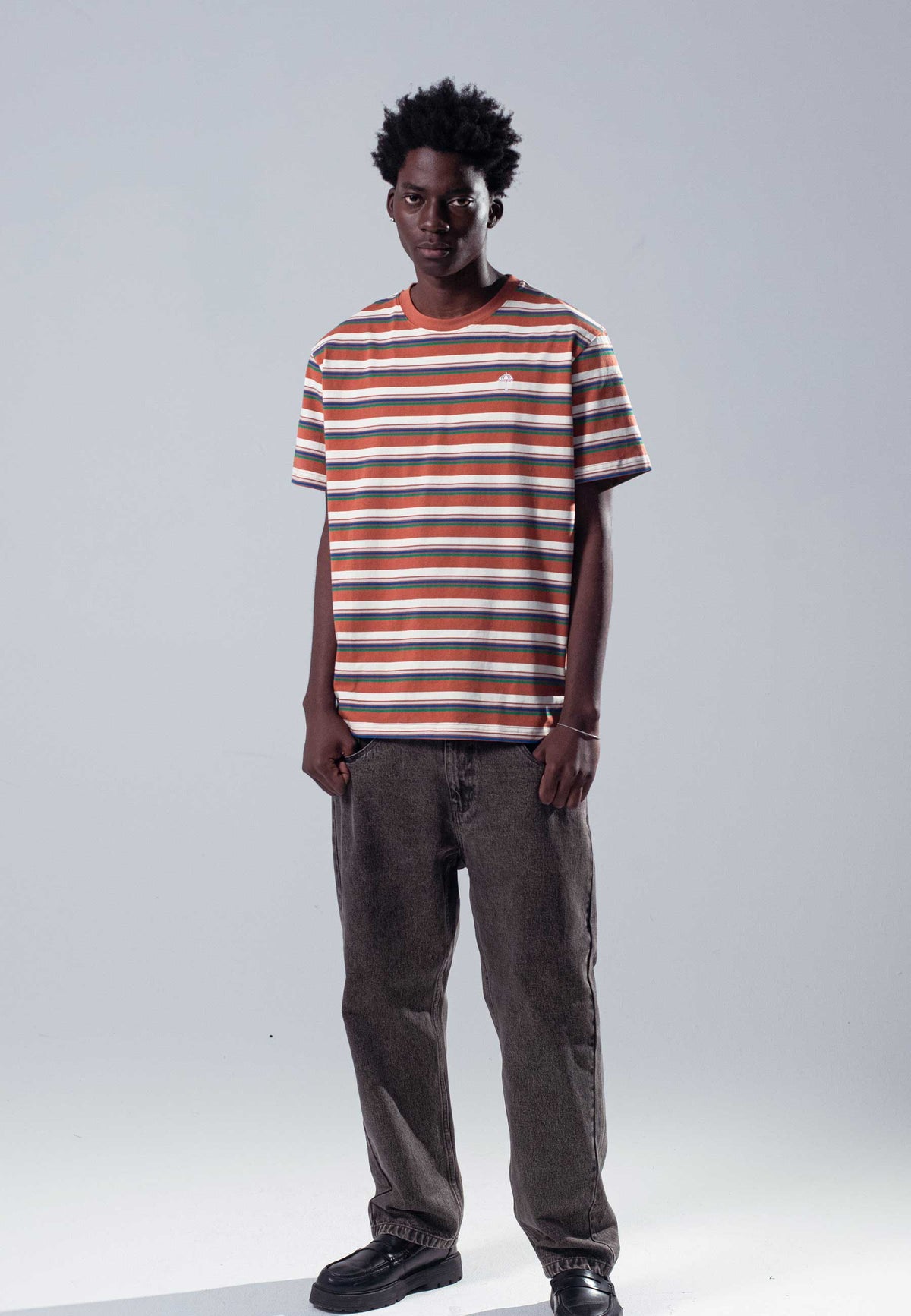 Helas 'Classic Striped' T-Shirt (Brown)
