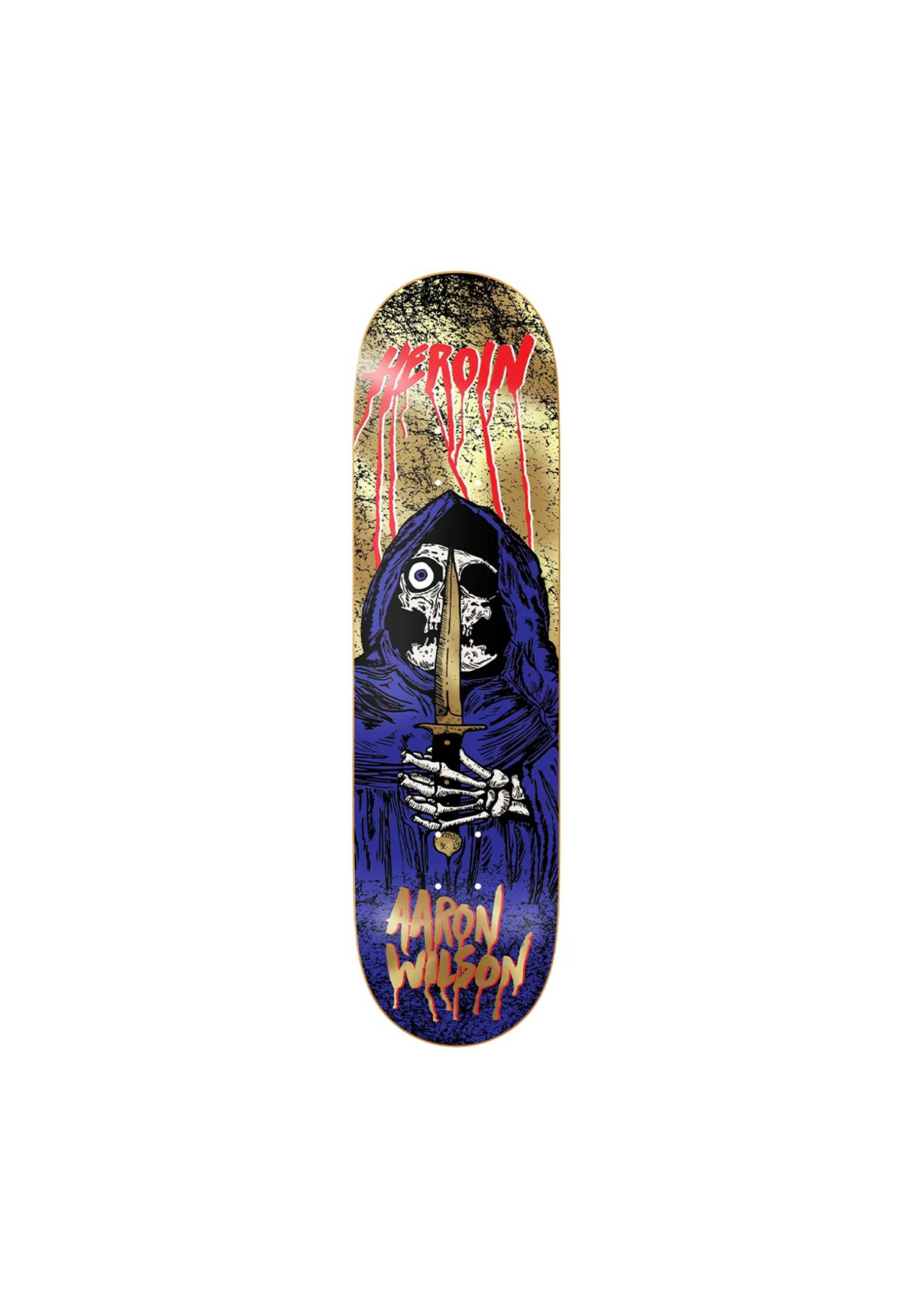 Heroin 'Aaron Wilson Skull Priest' 8.5" Deck