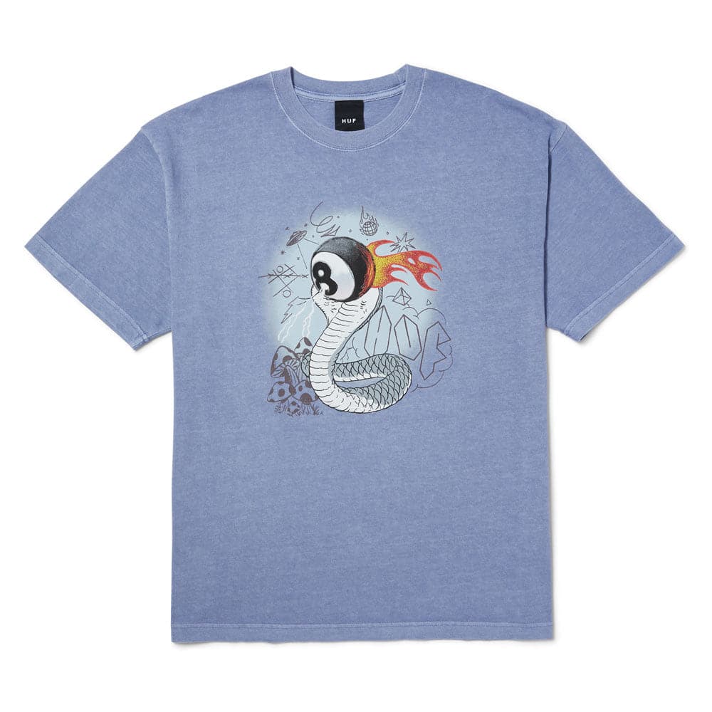 HUF 'Cobra-Baller Washed' T-Shirt (Vintage Violet)