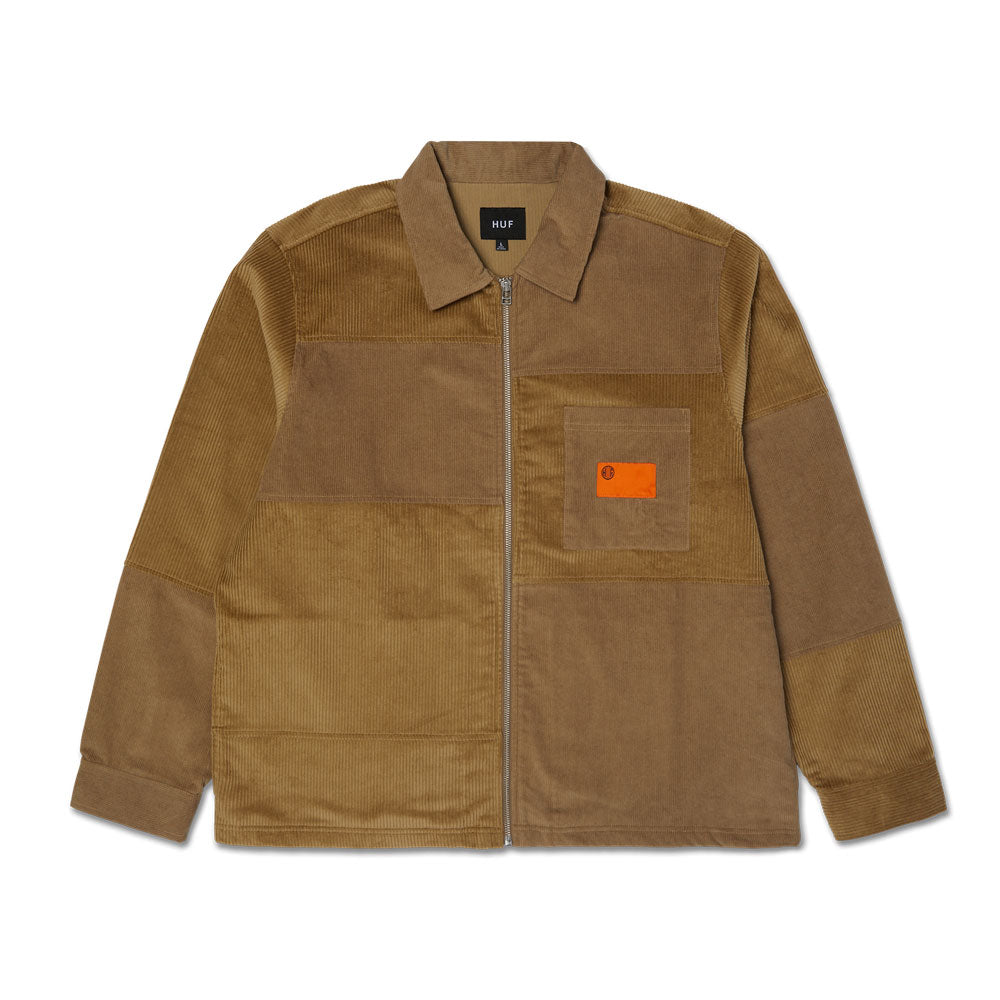 HUF 'Union' Corduroy Shacket (Clay)