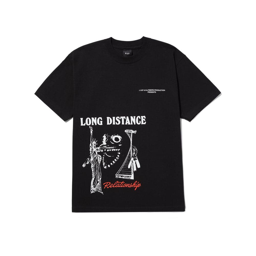 HUF X Alltimers 'Coast 2 Coast' T-Shirt (Black)