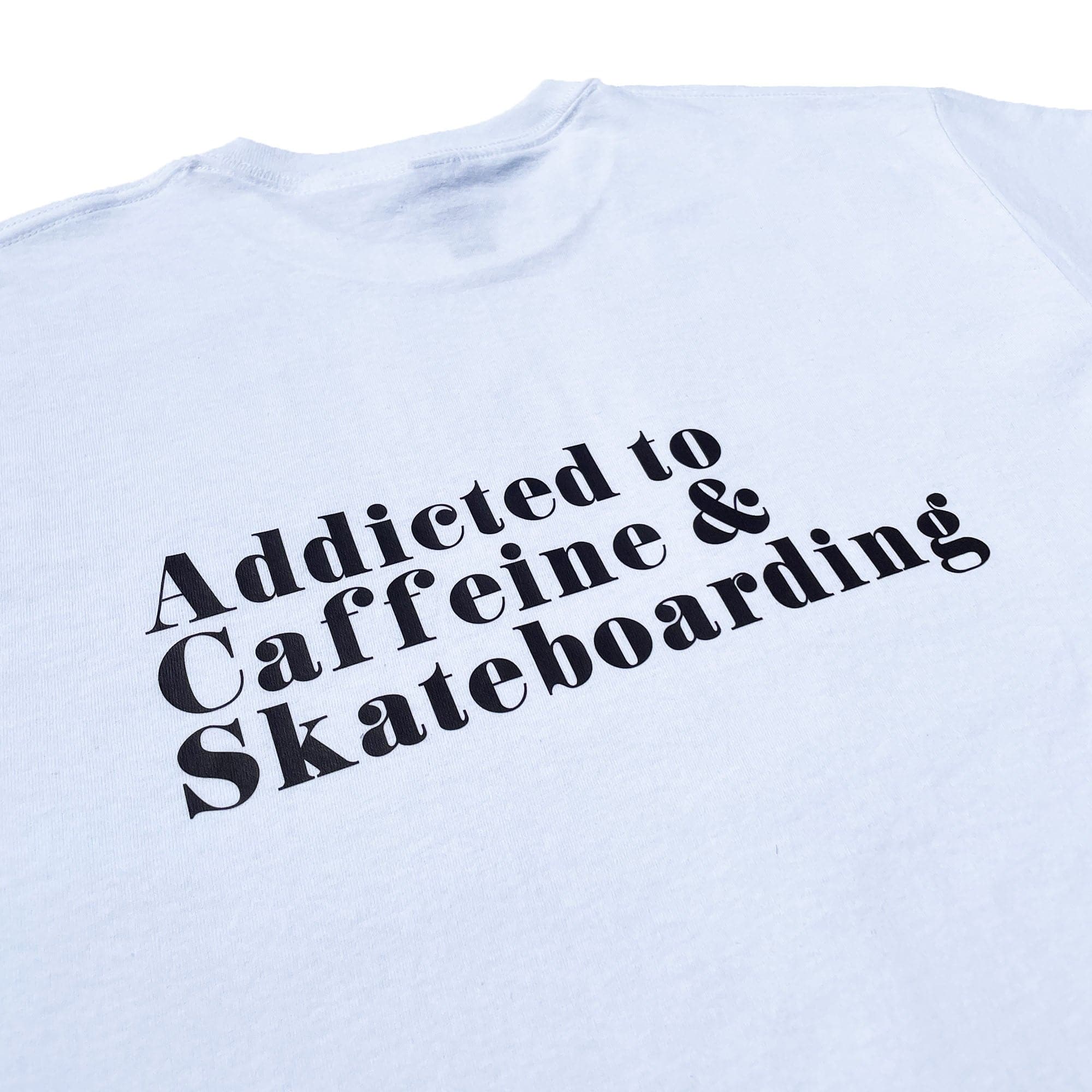 Caffeine & Krooks 'Logo' T-Shirt (White)