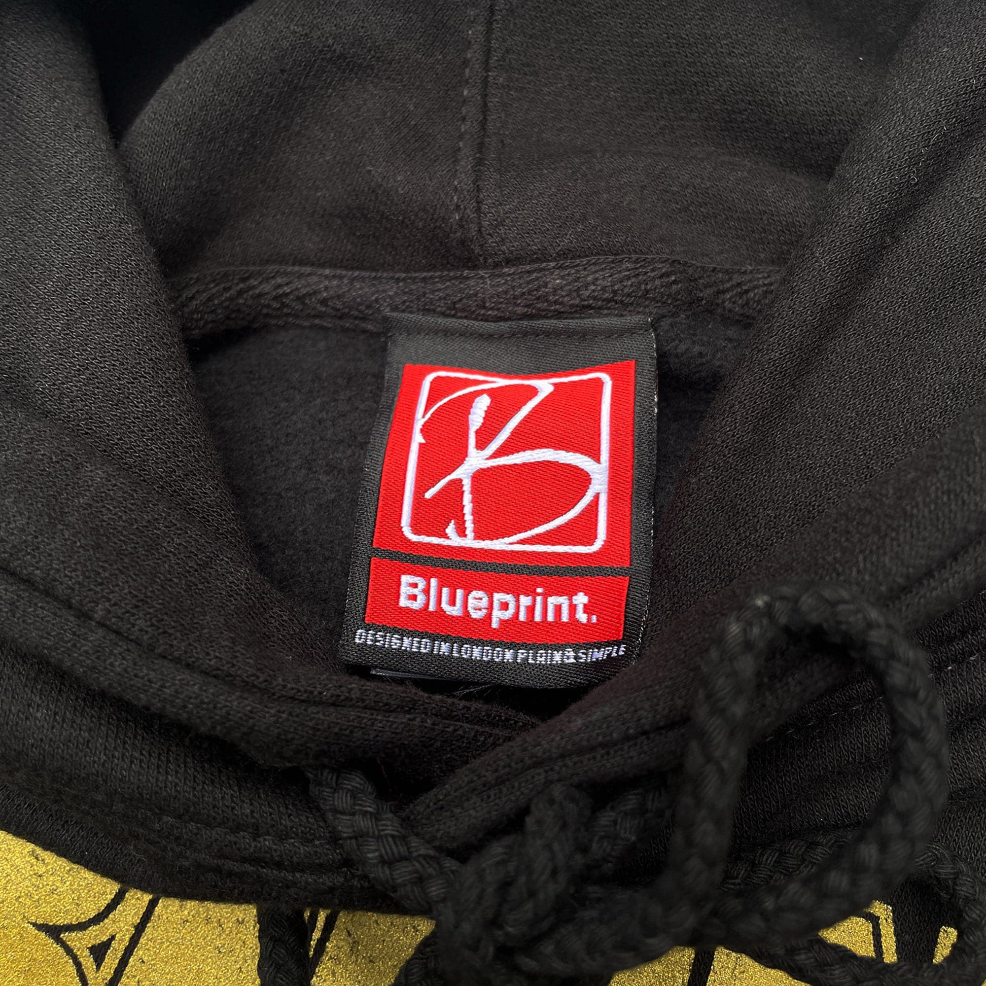 Blueprint 'Rain Resistance' Hoodie (Black) NOS 00s