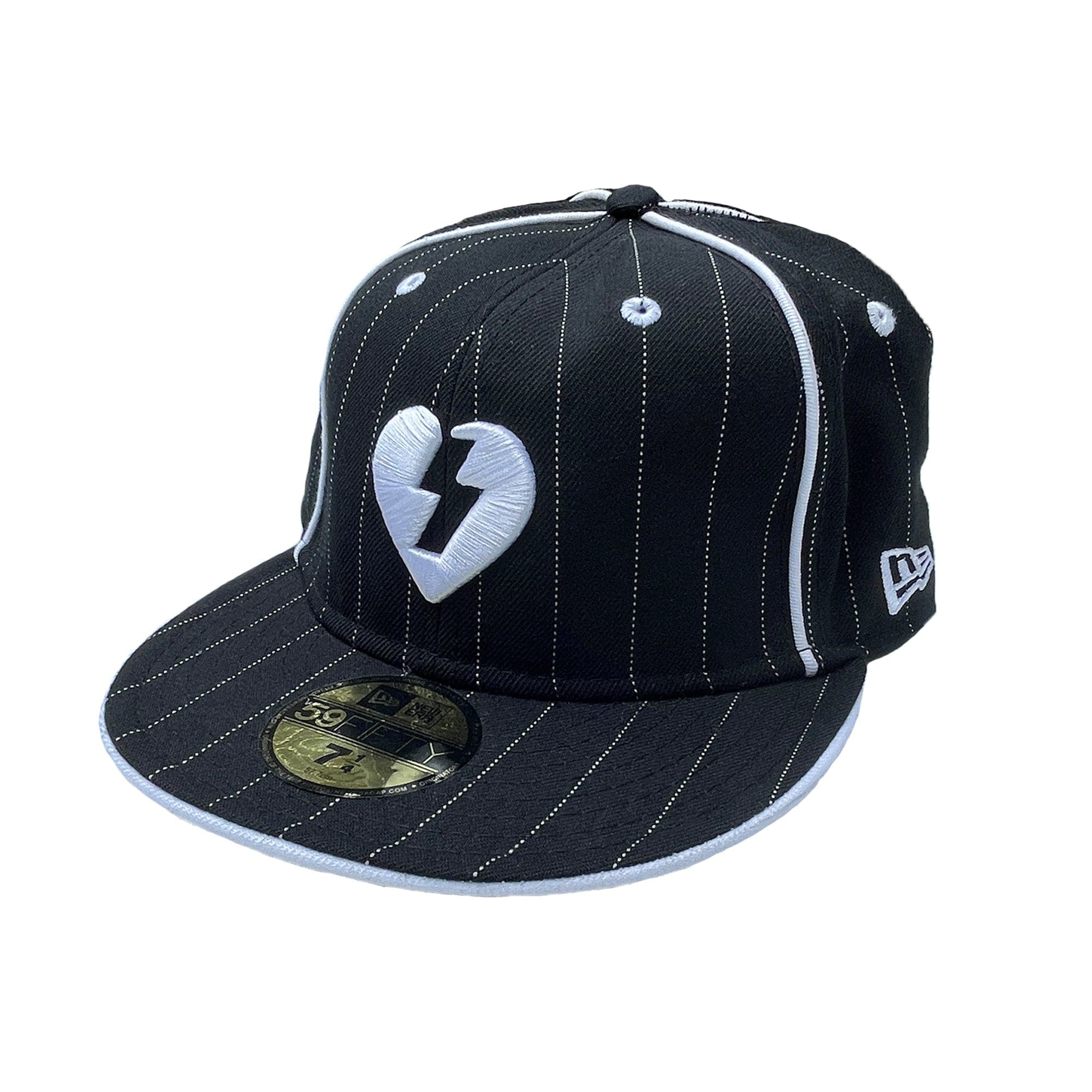 Mystery 'New Era 59Fifty Fitted' Hat (Pinstripe) NOS 00s