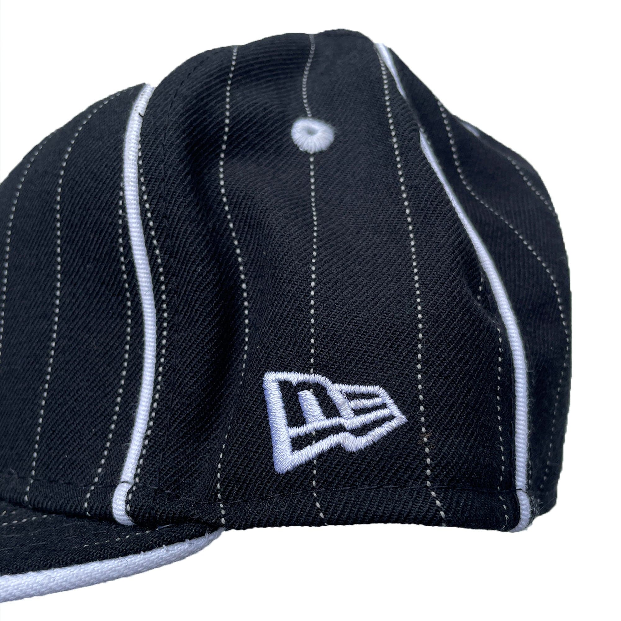 Mystery 'New Era 59Fifty Fitted' Hat (Pinstripe) NOS 00s