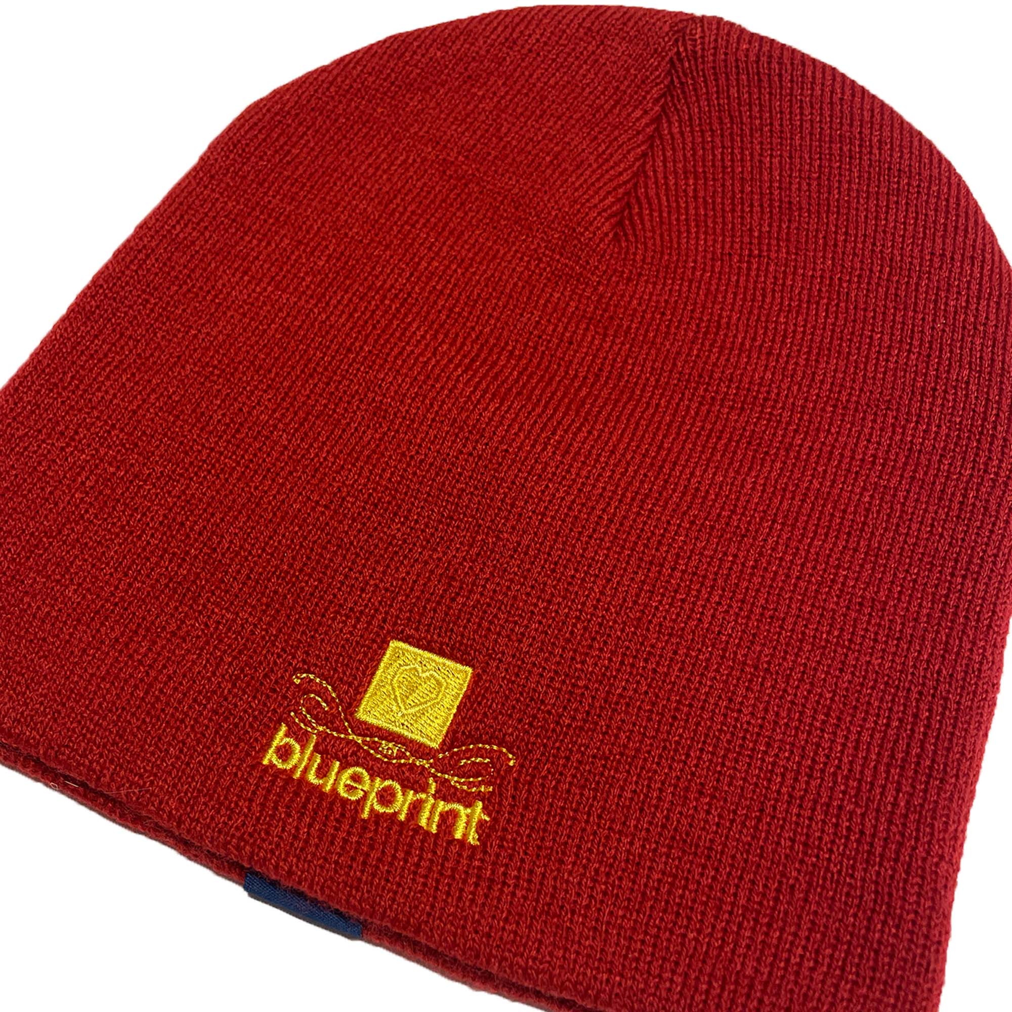 Blueprint Beanie (Red) VINTAGE 00s