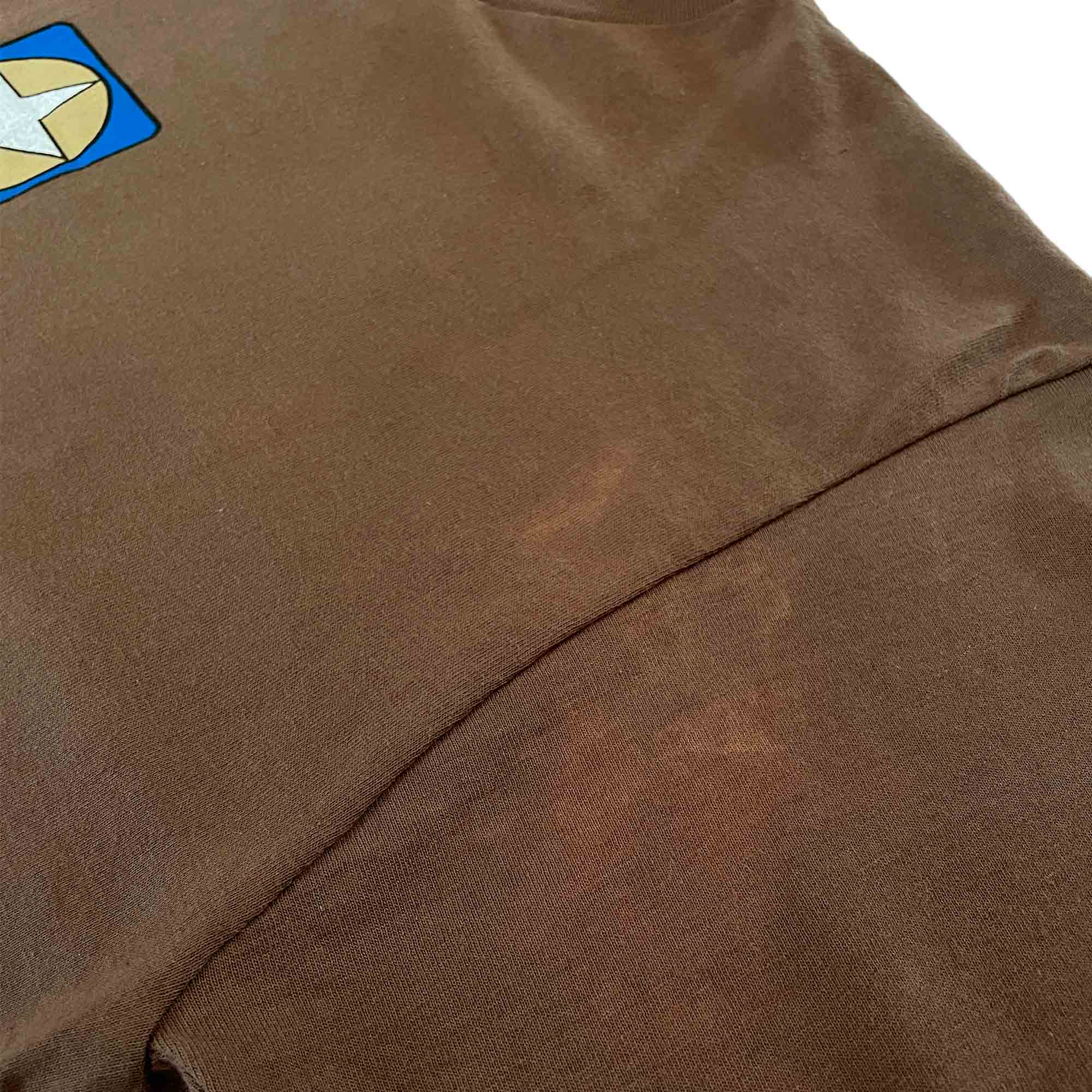 Tracker Trucks 'Star' T-Shirt (Brown) VINTAGE 90s