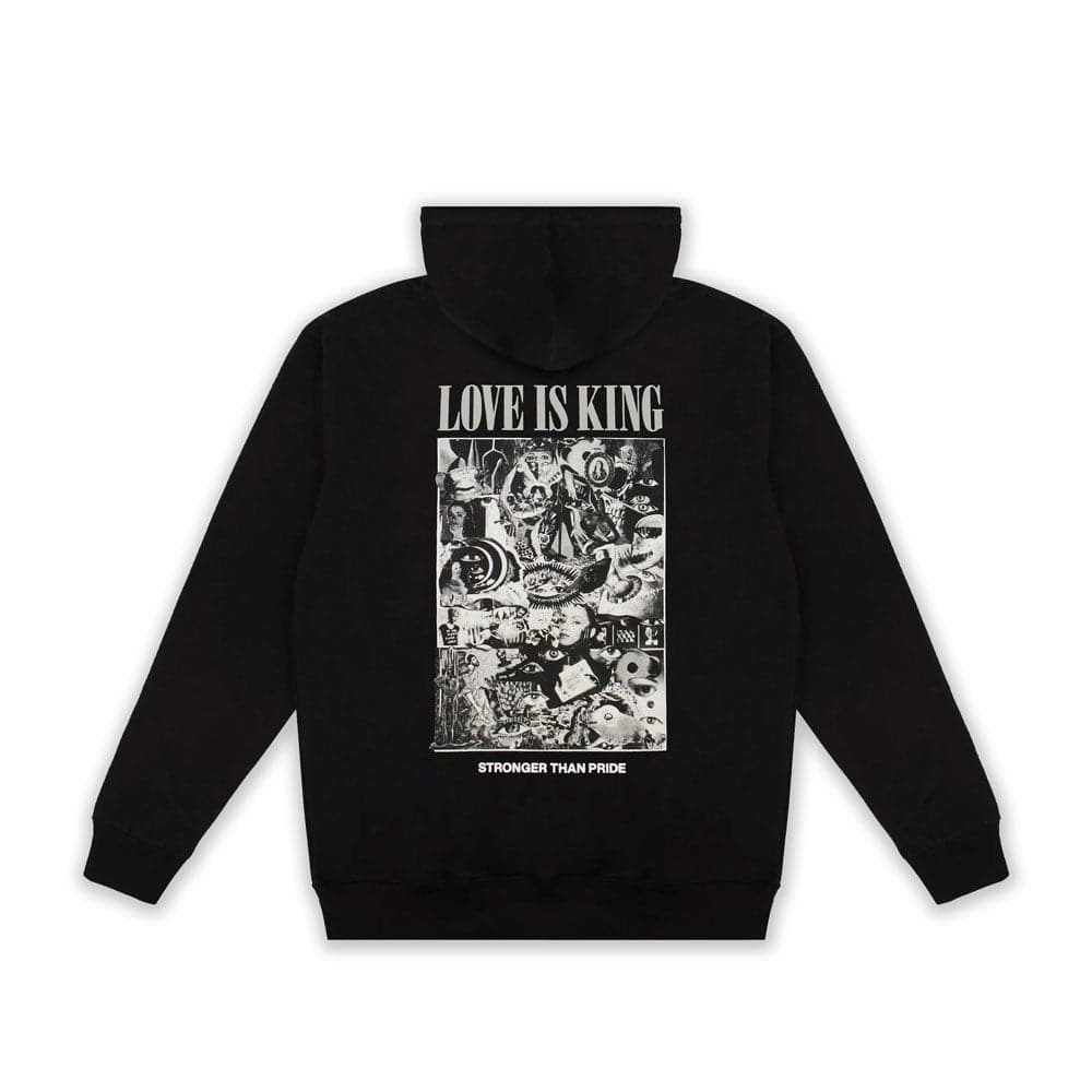 King 'Spades' Hood (Black)