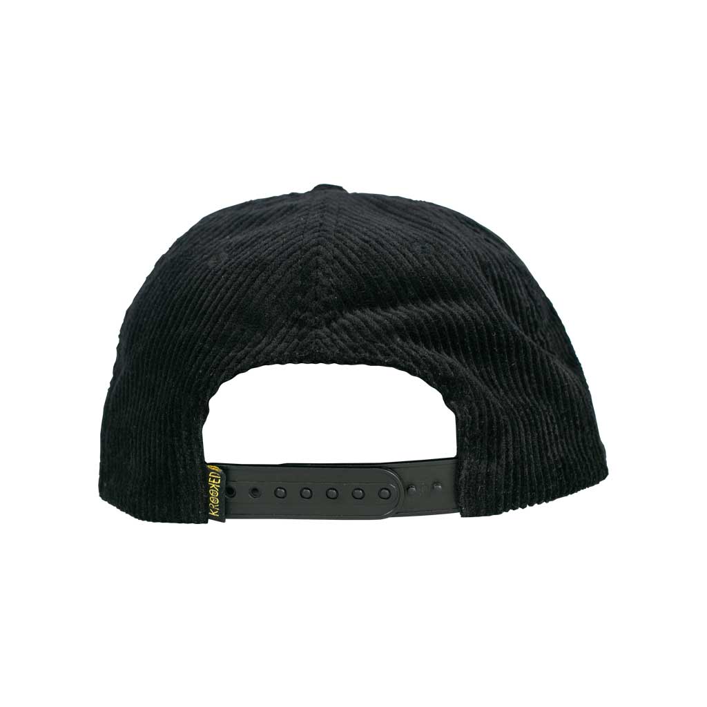 Krooked X Quartersnacks 'Snackbirds' Snapback Cap (Black)