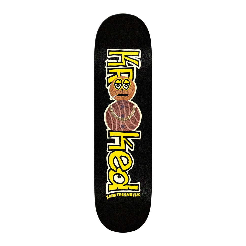 Krooked X Quartersnacks 'Snackman' 8.5" Deck