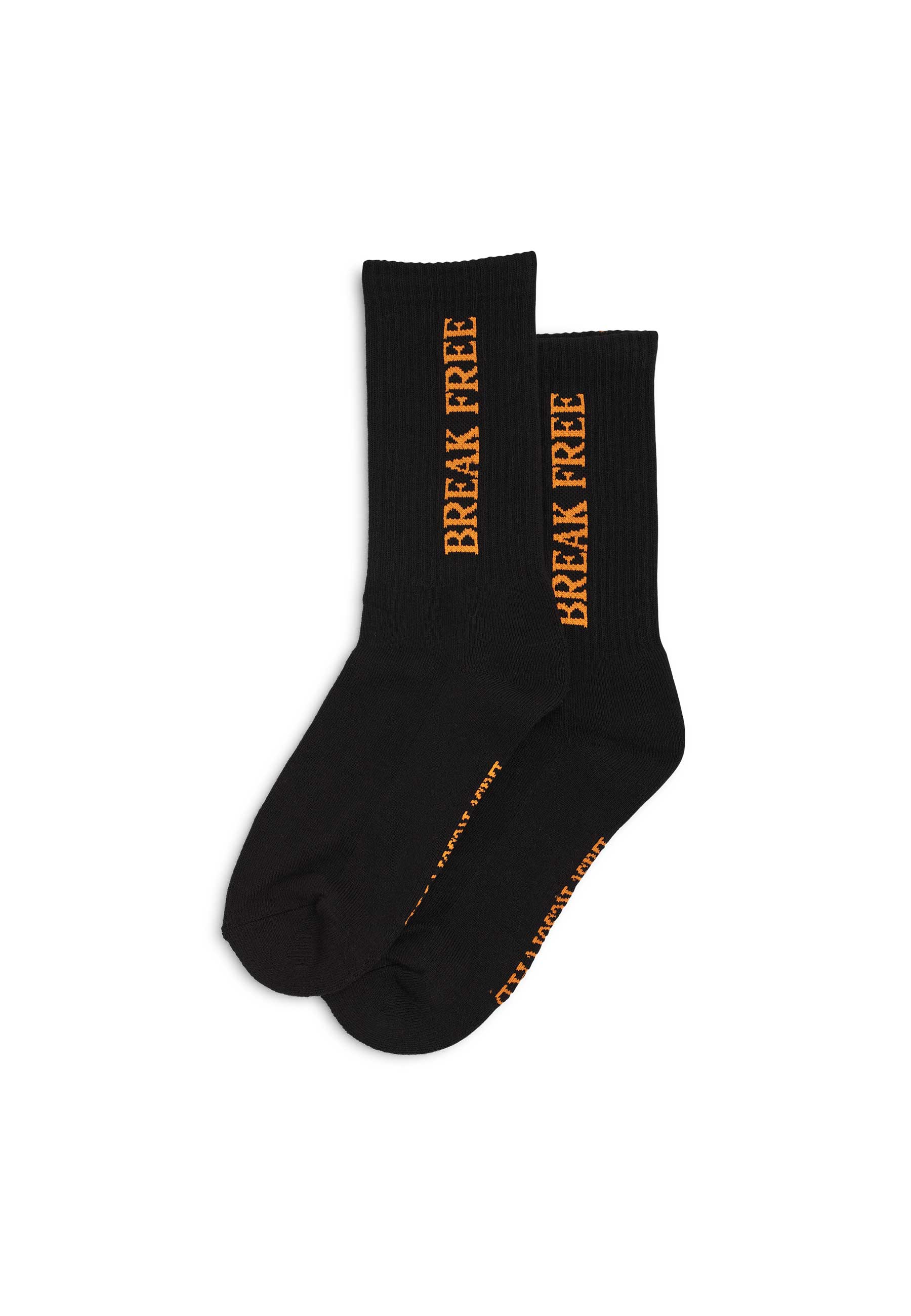 Last Resort 'Break Free' Socks (Black / Orange)