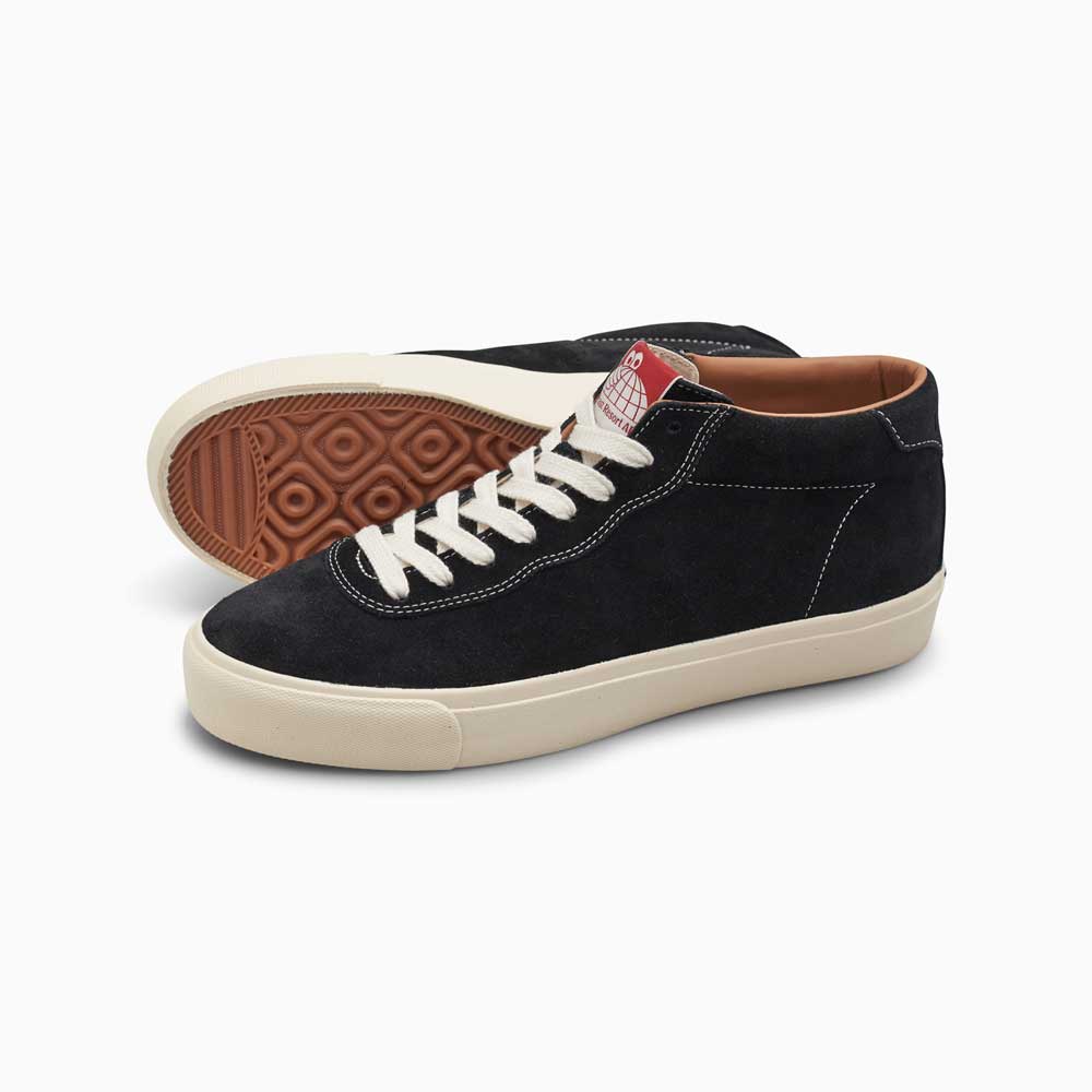 Last Resort 'VM001 Suede Mid' Skate Shoes (Black / White)