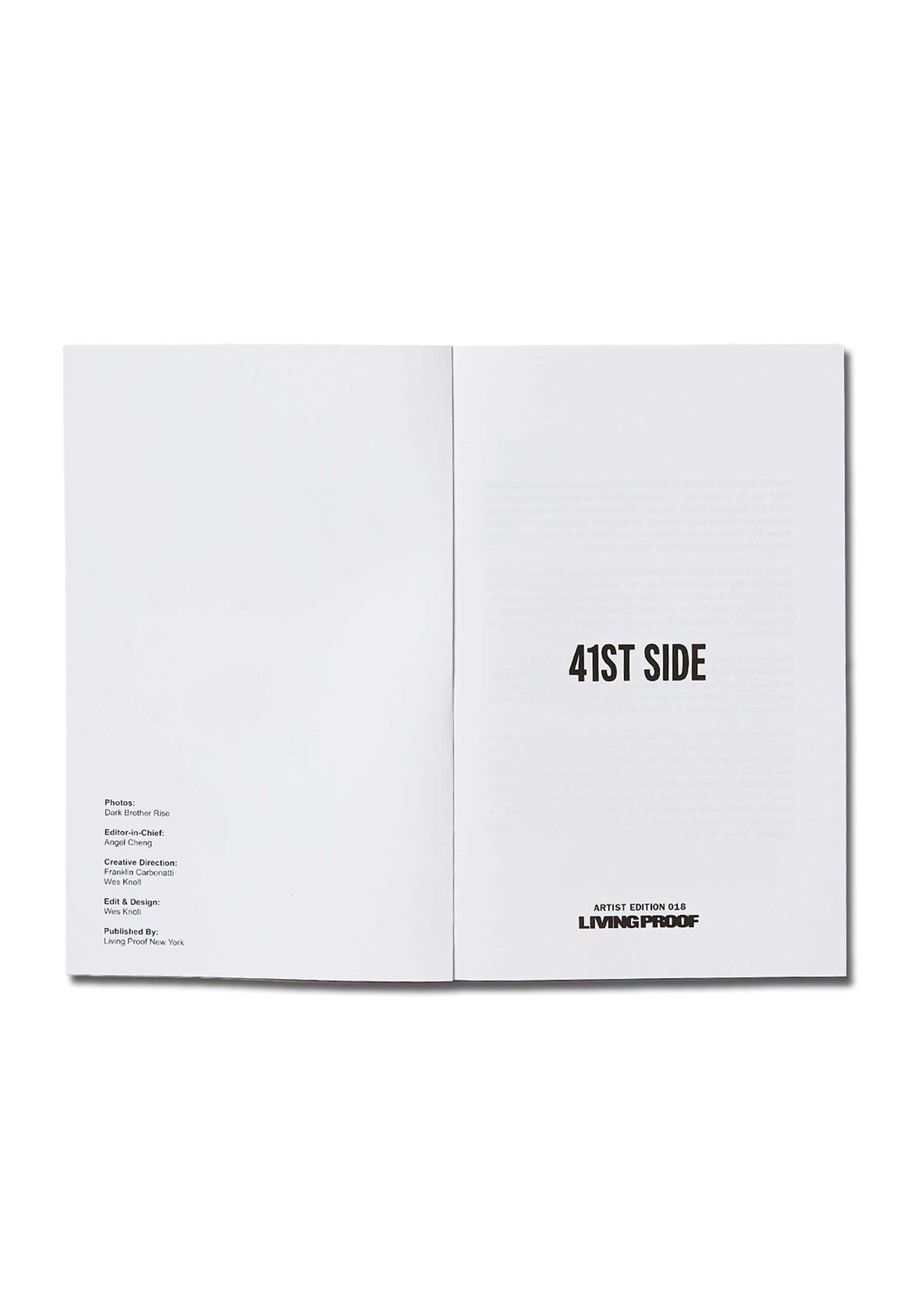 Living Proof '41st Side - Mobb Deep' Book