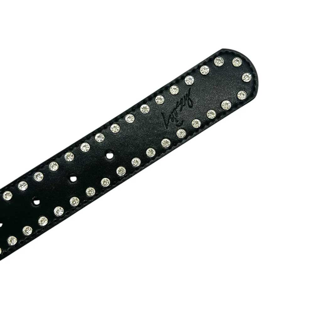 Loosey 'Gecko Rhinestone' Belt (Black)