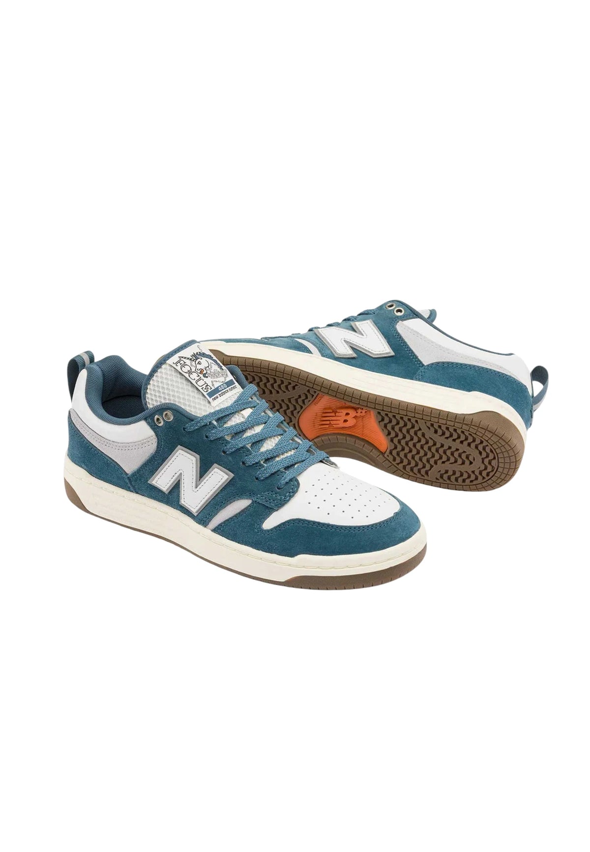 New Balance Numeric 'Focus 480 FCS' Skate Shoes (Mountain Teal / Sea Salt)