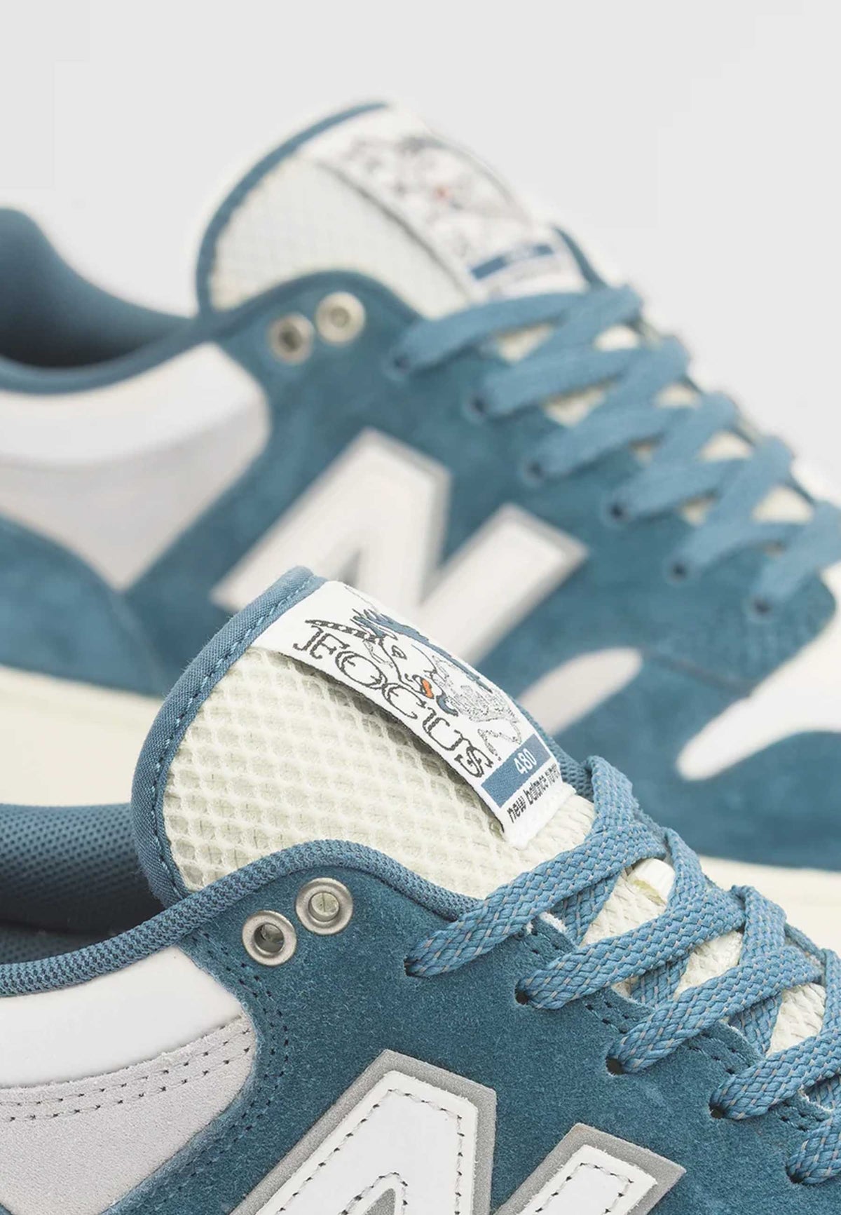 New Balance Numeric 'Focus 480 FCS' Skate Shoes (Mountain Teal / Sea Salt)