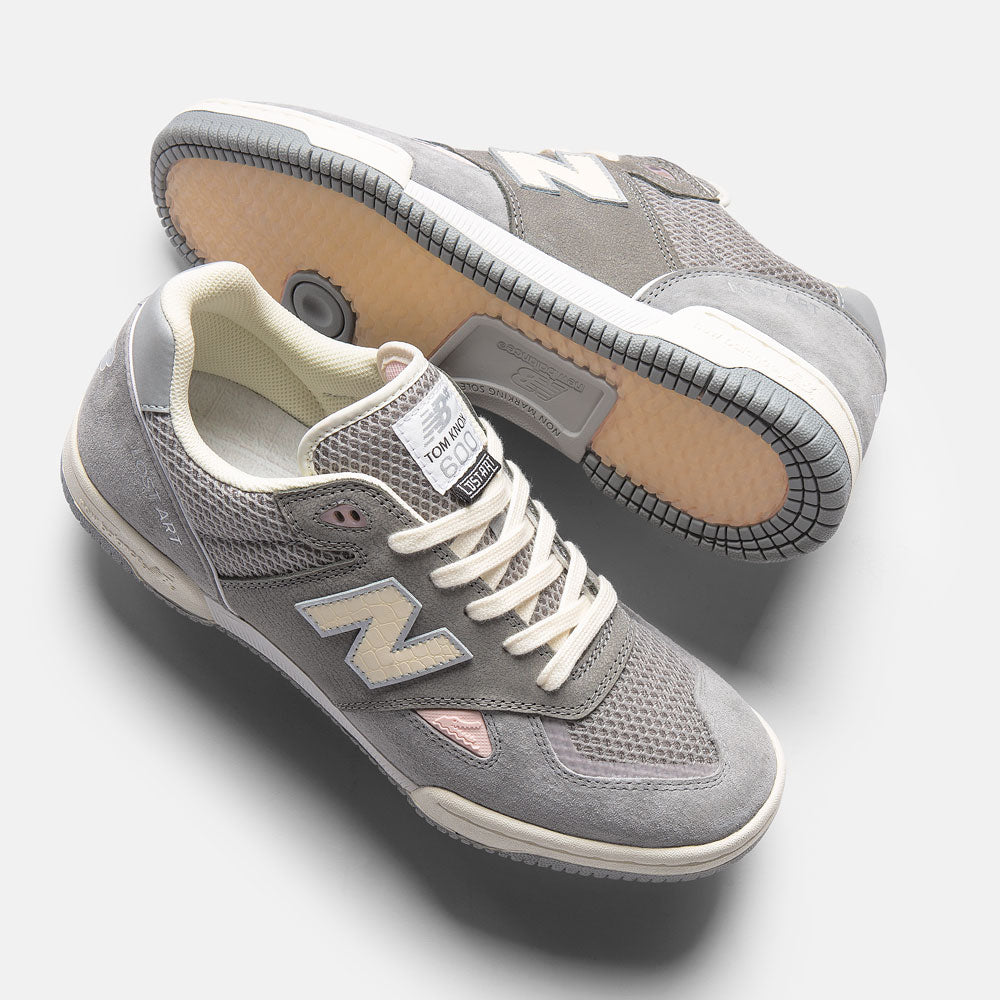 New Balance Numeric X Lost Art 'Tom Knox 600' Skate Shoes (Grey / Grey)