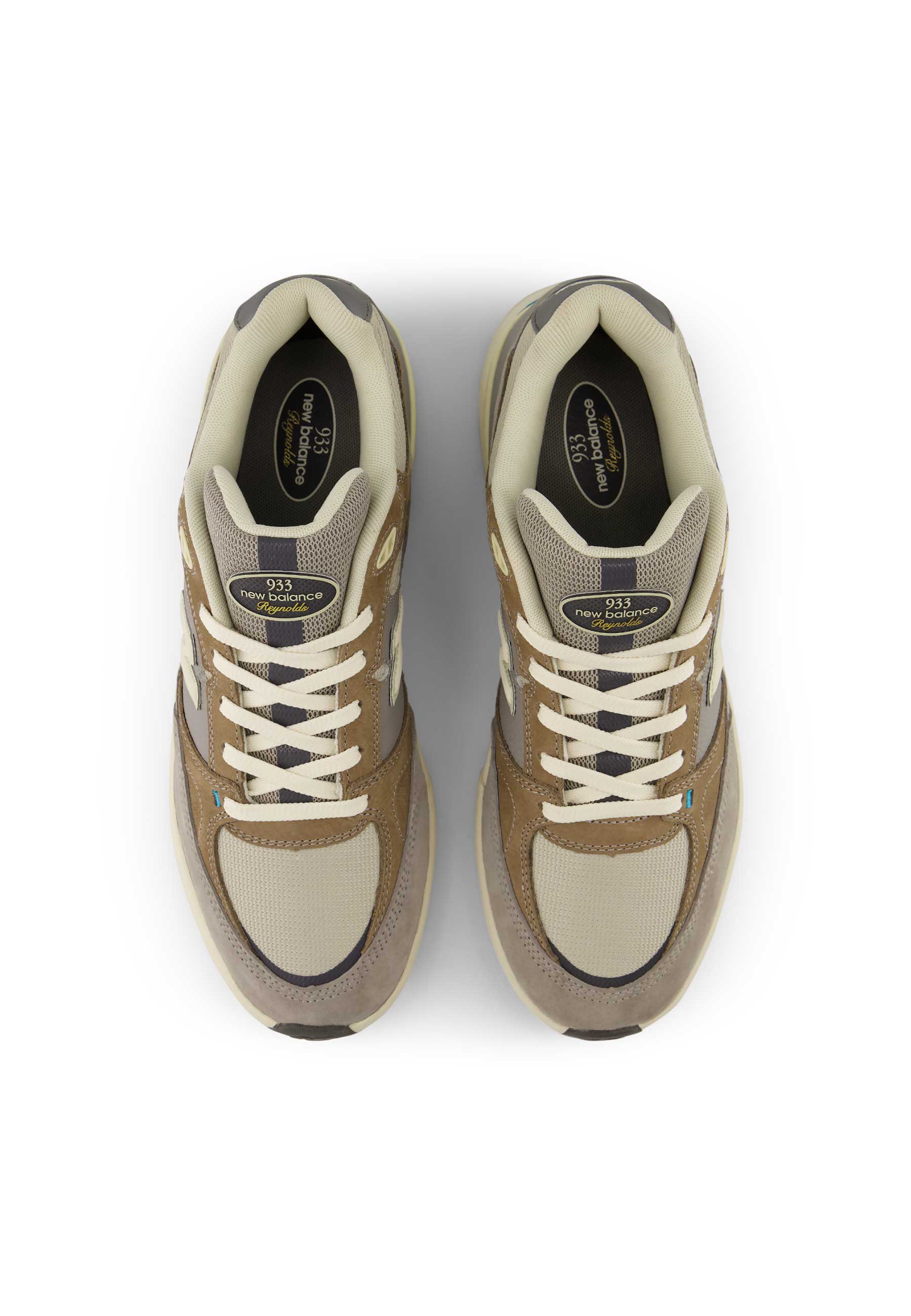 New Balance Numeric 'Andrew Reynolds 933 Grey Days' Skate Shoes (Marblehead / Island Blue)