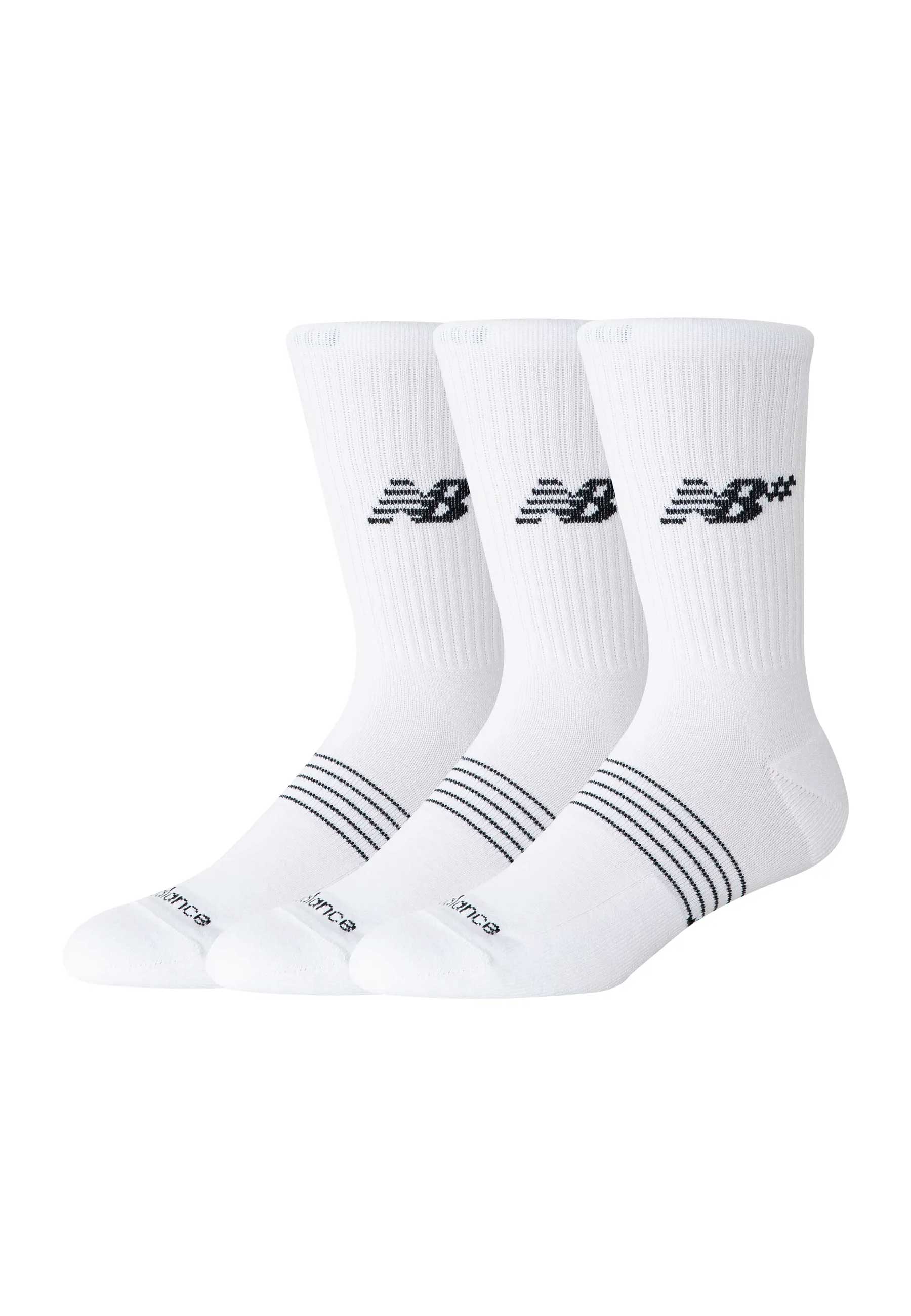 New Balance Numeric 'Active' Crew Socks (White)